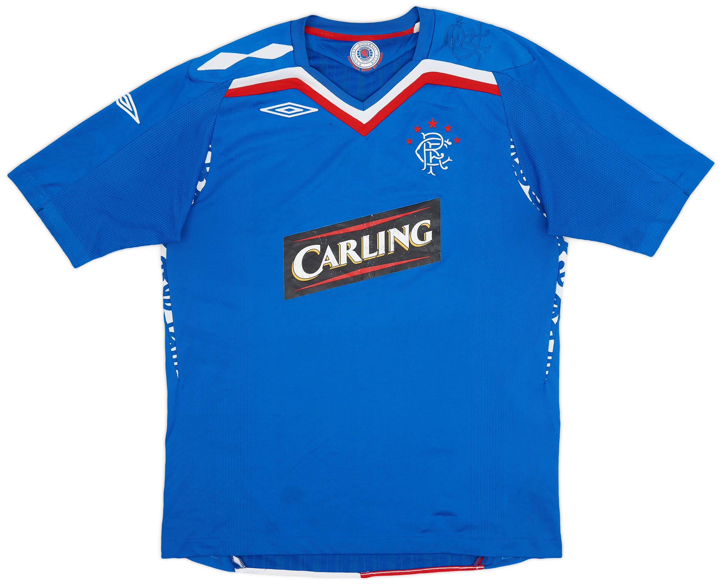 2007-08 Rangers Home Shirt - 6/10 - (L)
