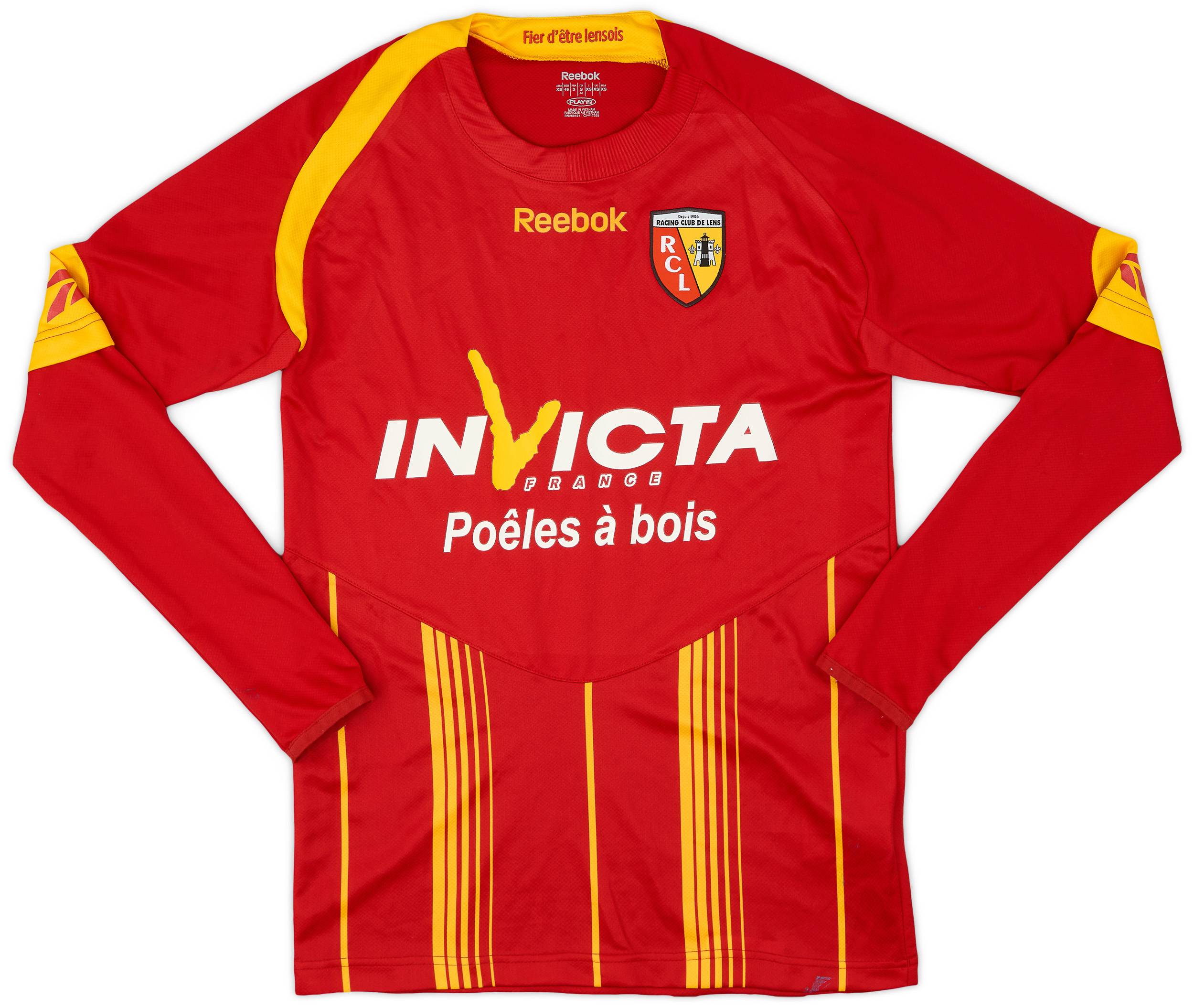 2009-10 Lens Home L/S Shirt - 8/10 - (XS)