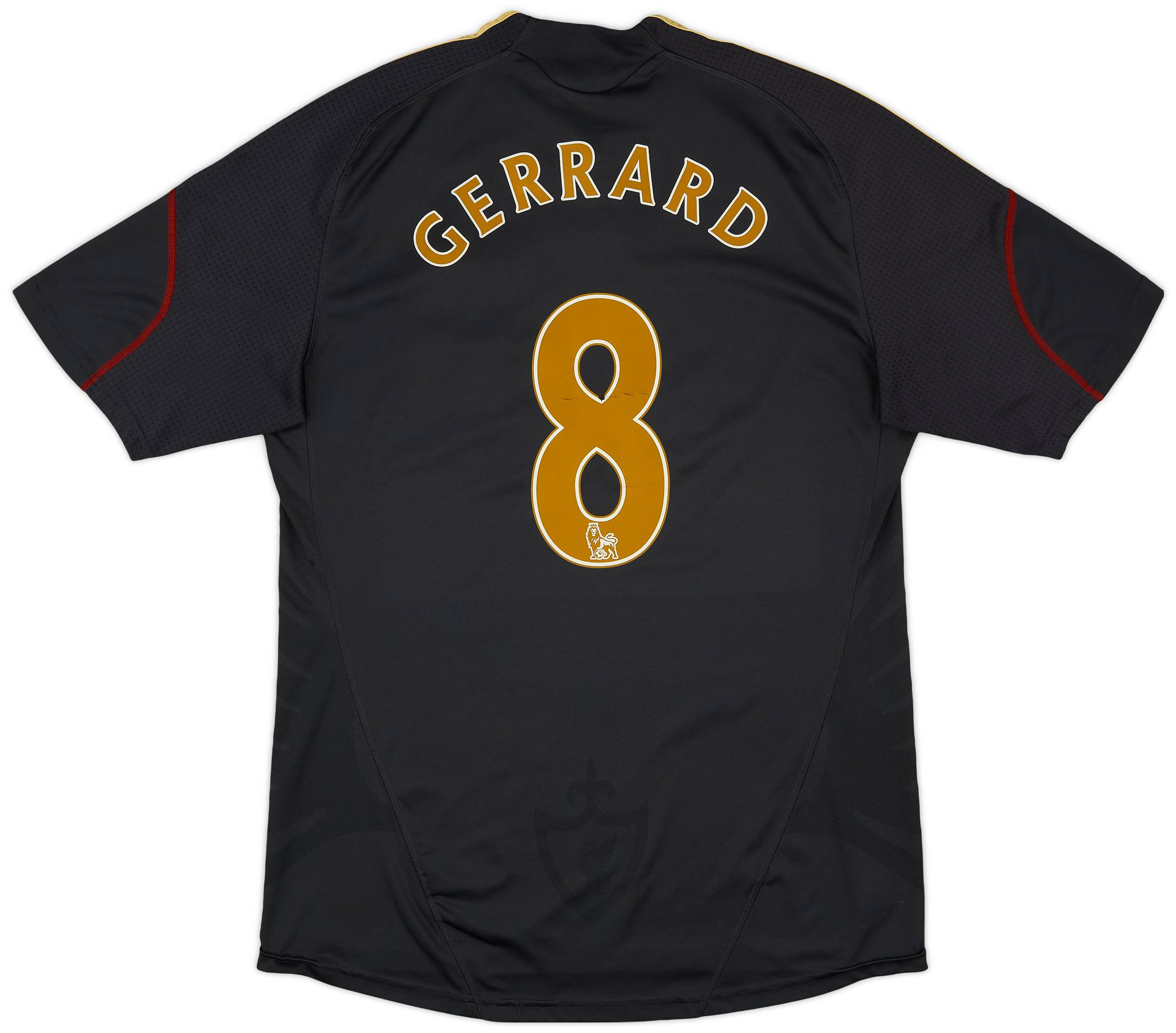 2009-10 Liverpool Away Shirt Gerrard #8 - 5/10 - (L)
