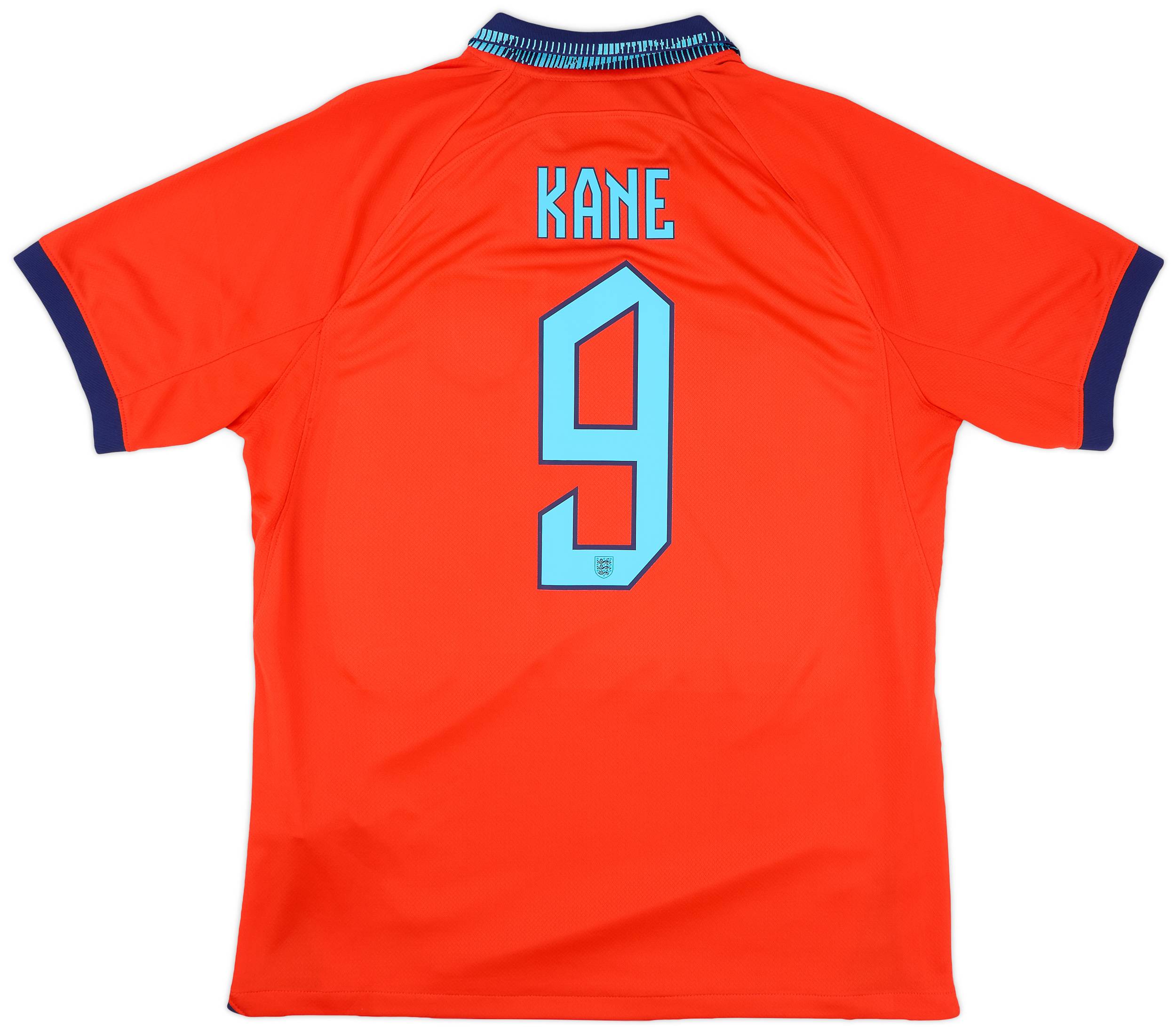 2022-23 England Away Shirt Kane #9 - 9/10 - (L)