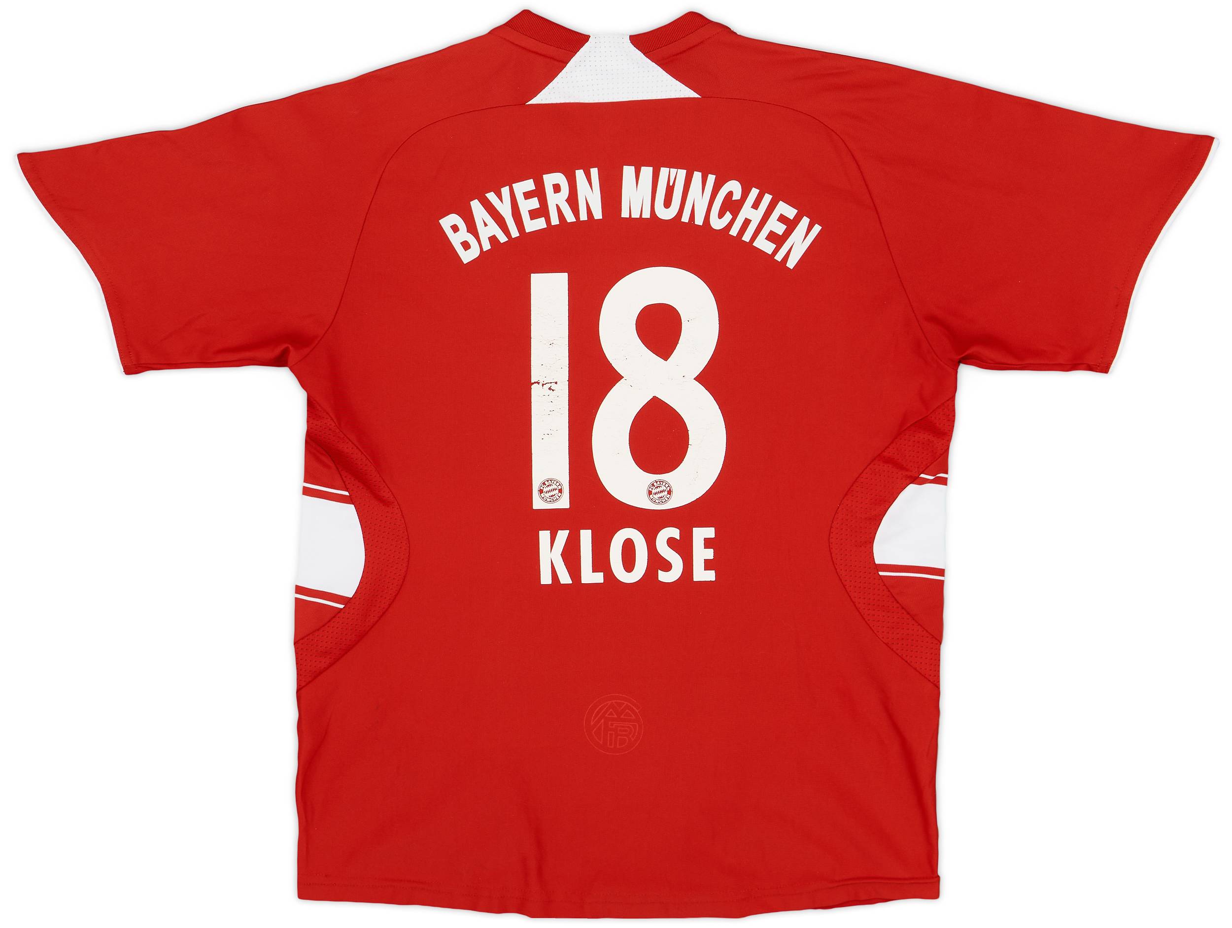 2007-08 Bayern Munich Home Shirt Klose #18 - 5/10 - (M.Boys)
