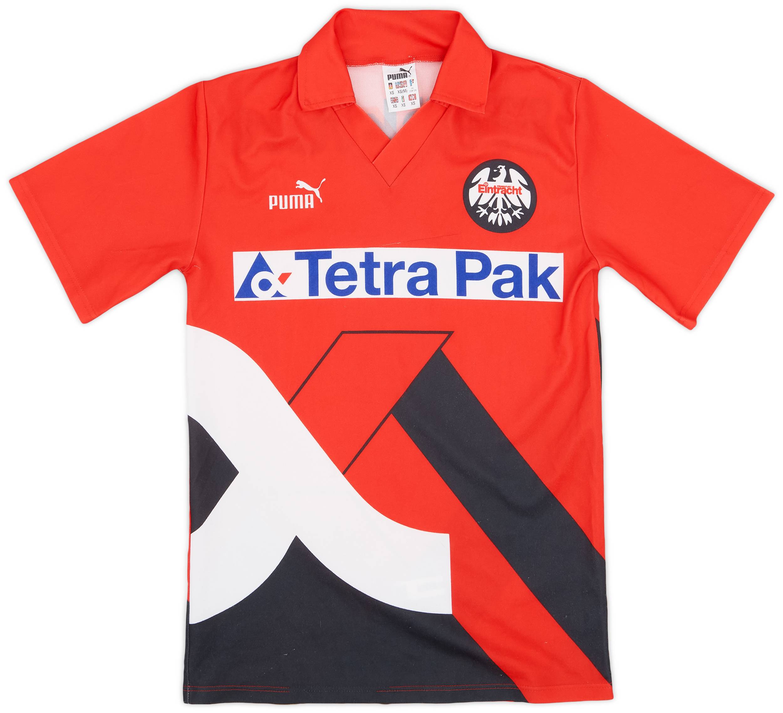 1993-94 Eintracht Frankfurt Home Shirt #9 - 7/10 - (XS)