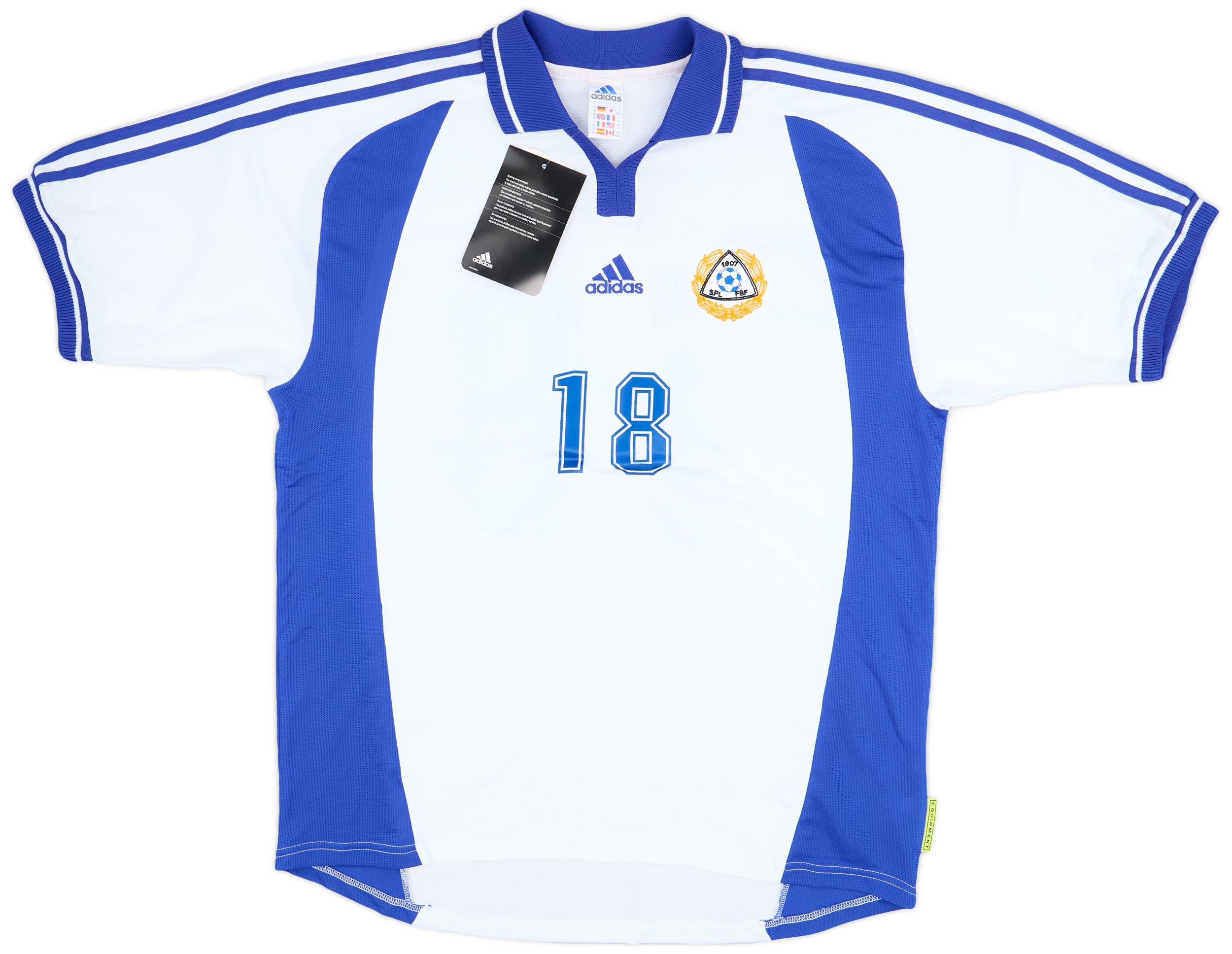 2000-02 Finland Player Issue Home Shirt #18 (XL)