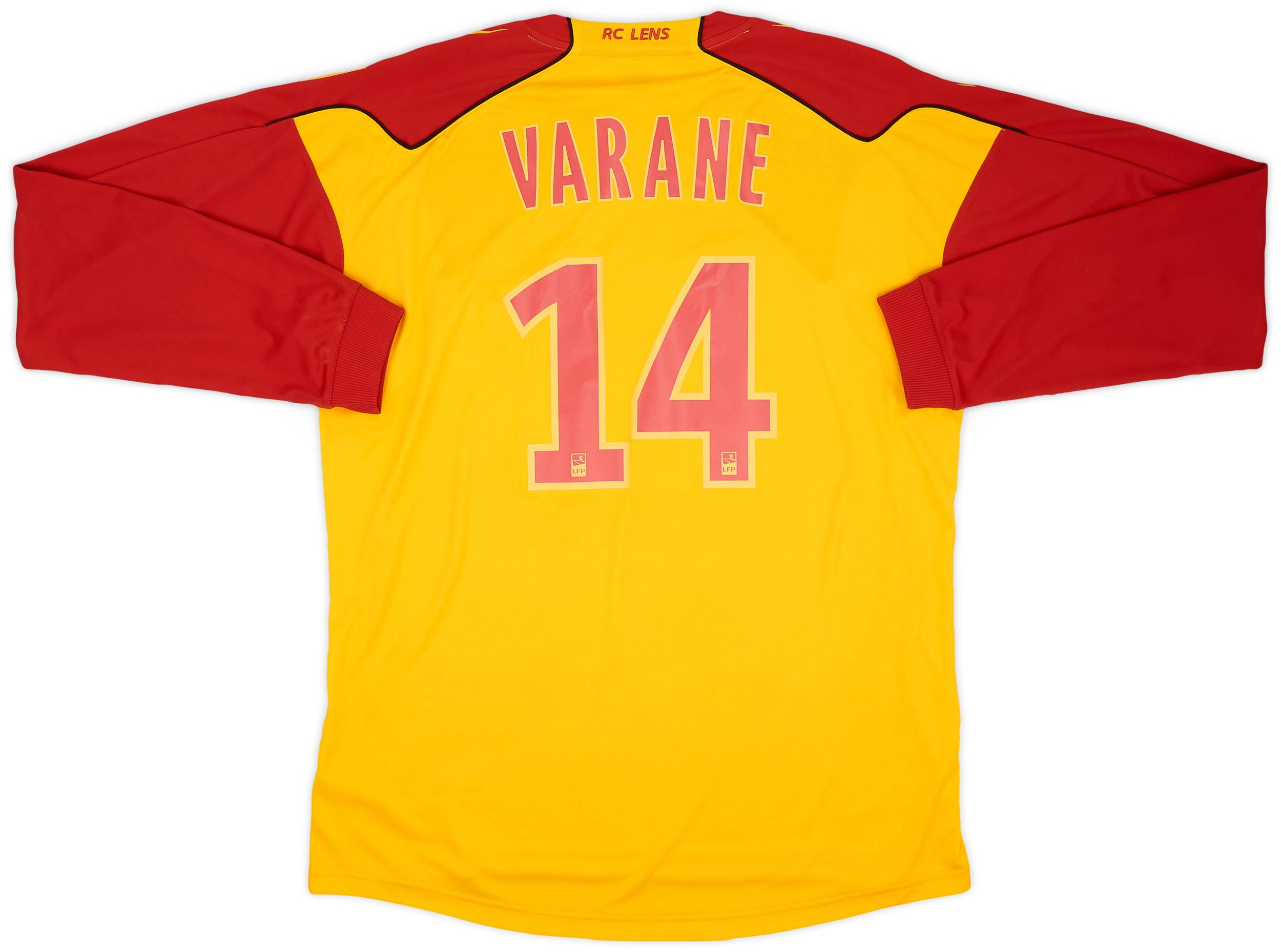 2010-11 Lens Home L/S Shirt Varane #14 - 9/10 - (XL)