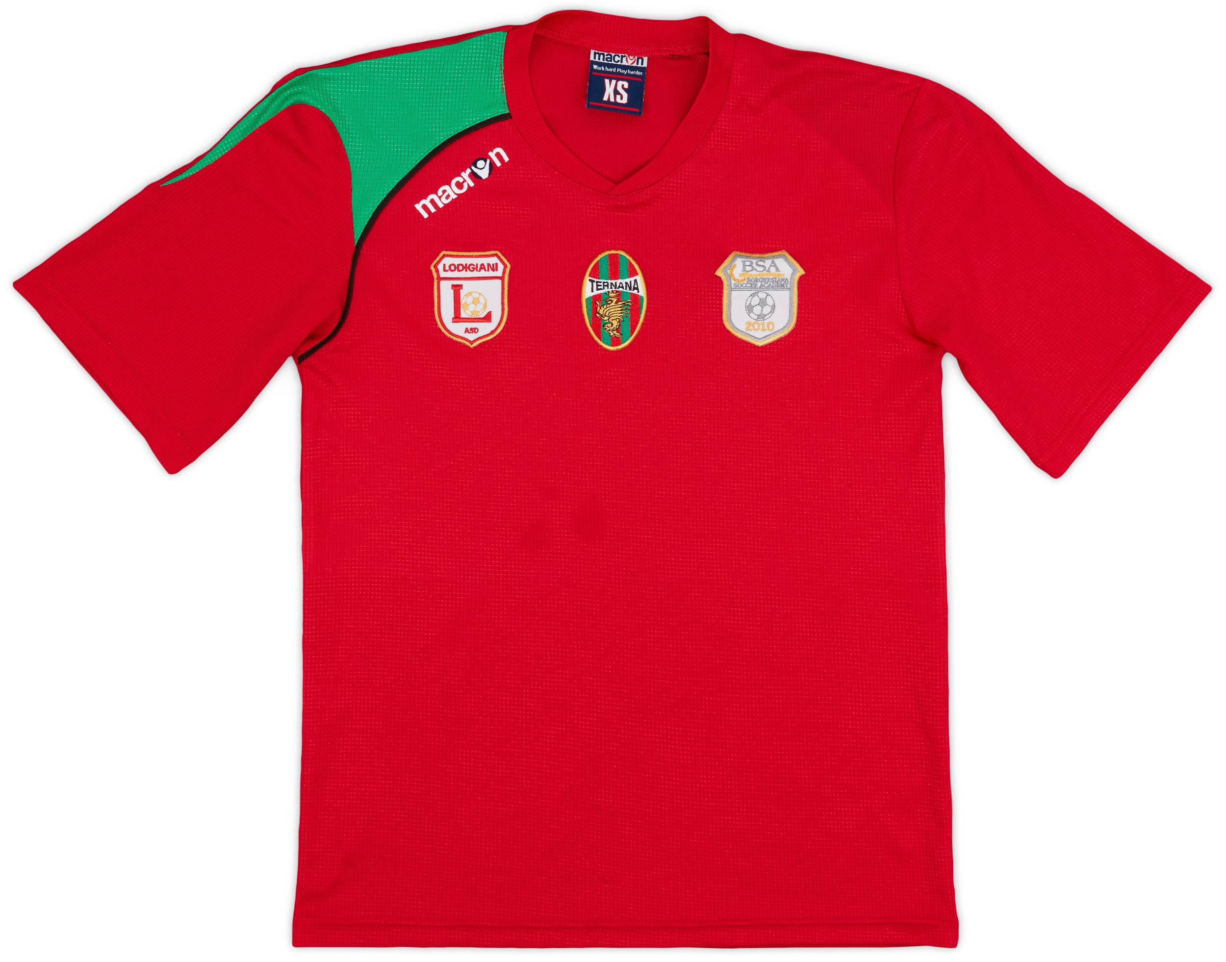 2010-11 Ternana Macron 'Soccer Academy' Training Shirt - 9/10 - (XS)