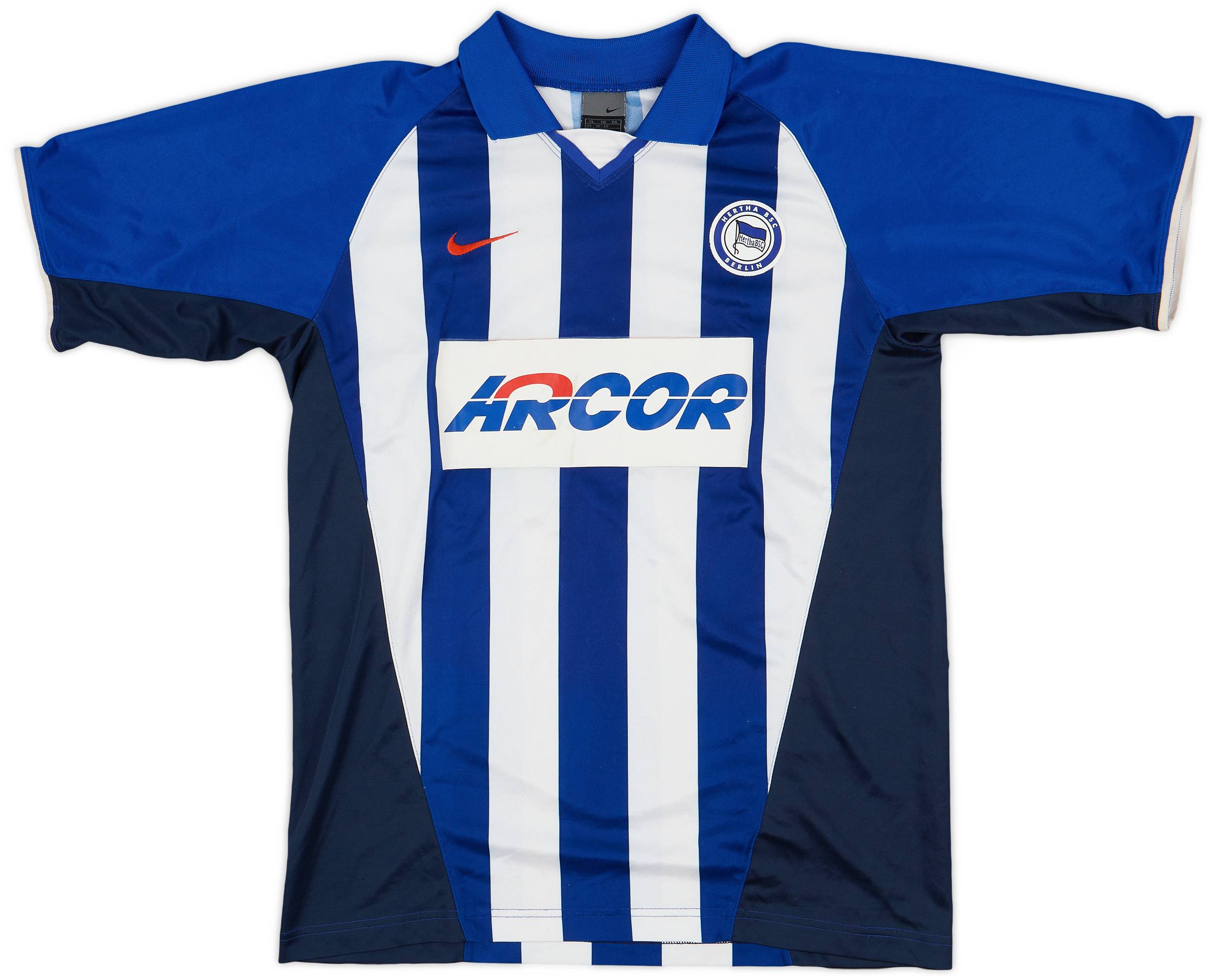 2003-04 Hertha Berlin Home Shirt - 6/10 - (XL.Boys)
