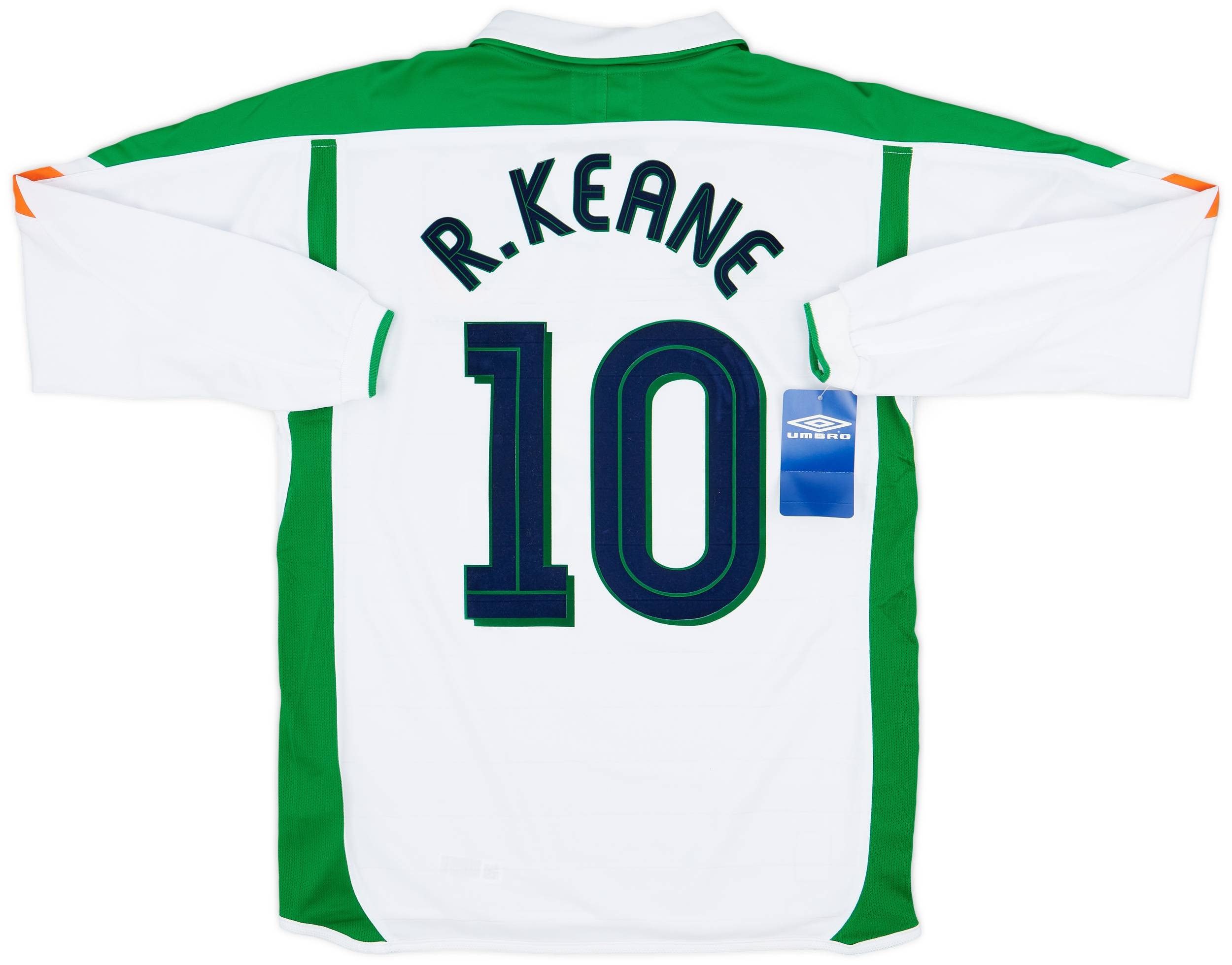 2003-05 Ireland Away L/S Shirt R. Keane #10 (M)