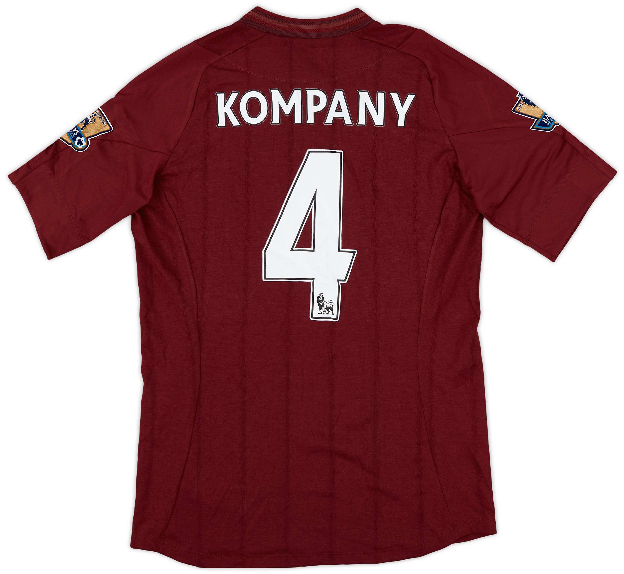 2012-13 Manchester City Away Shirt Kompany #4 (M)