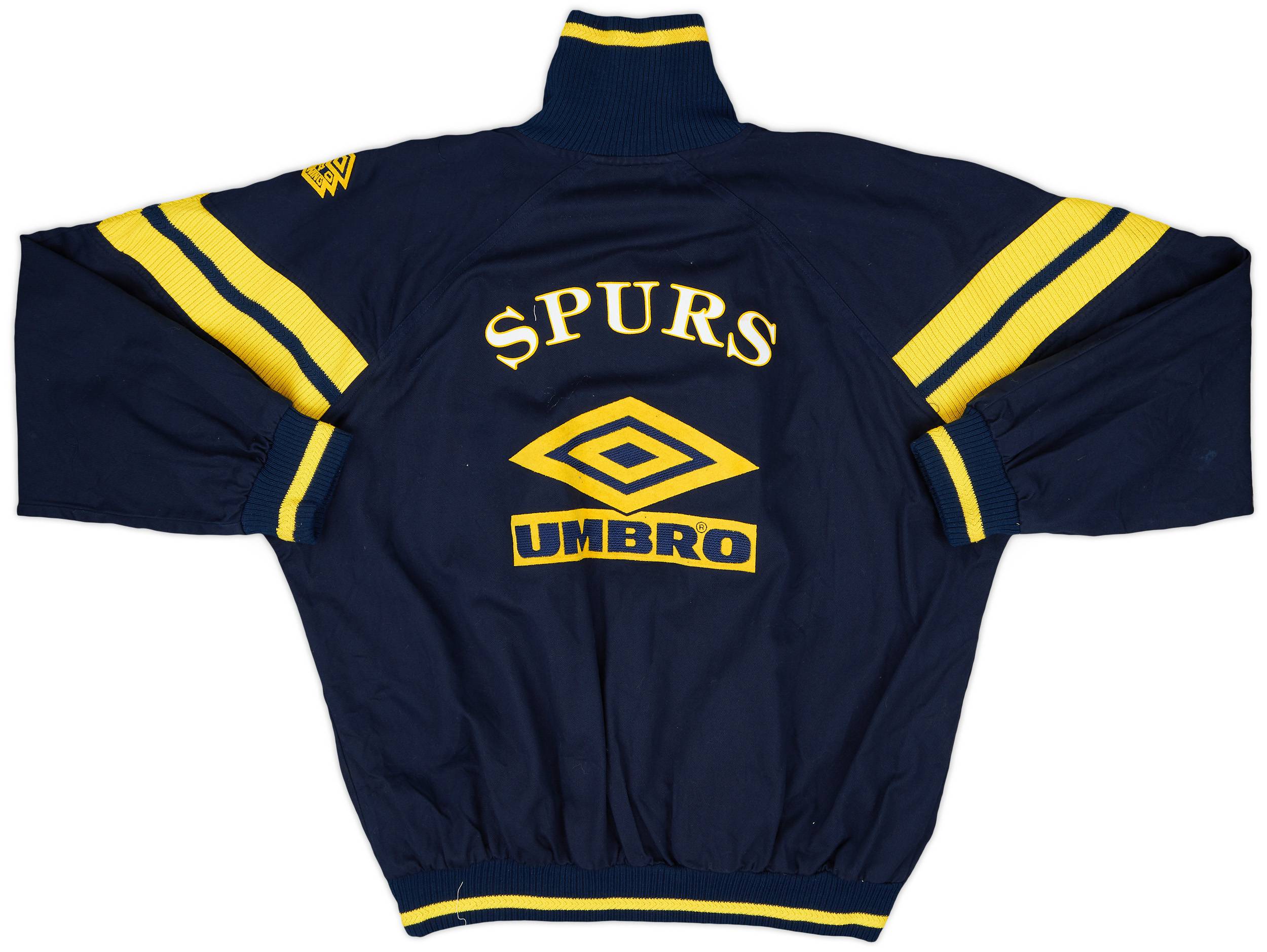 1993-95 Tottenham Umbro 1/4 Zip Training Top - 7/10 - (L)