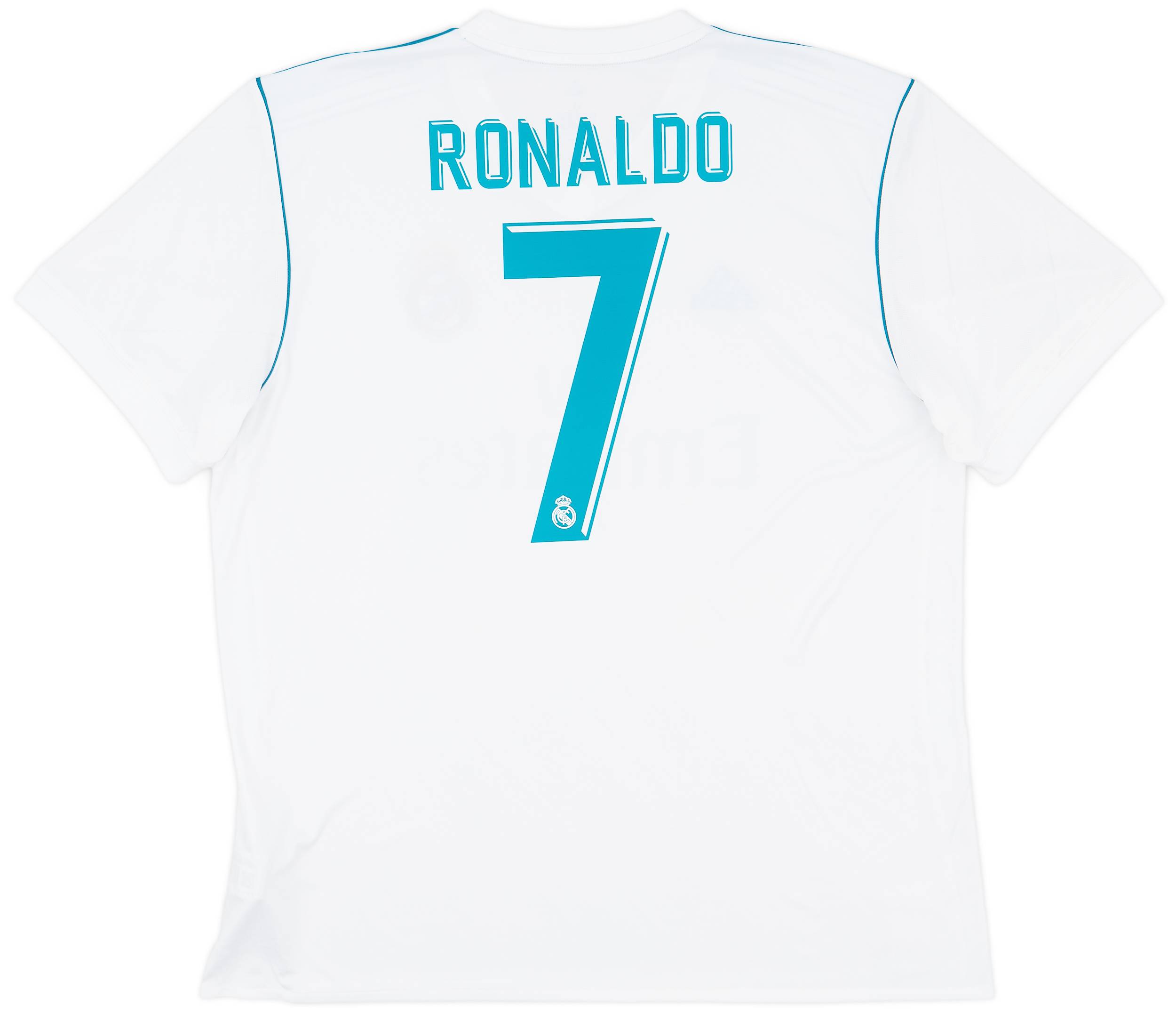 2017-18 Real Madrid Home Shirt Ronaldo #7 - 8/10 - (XL)