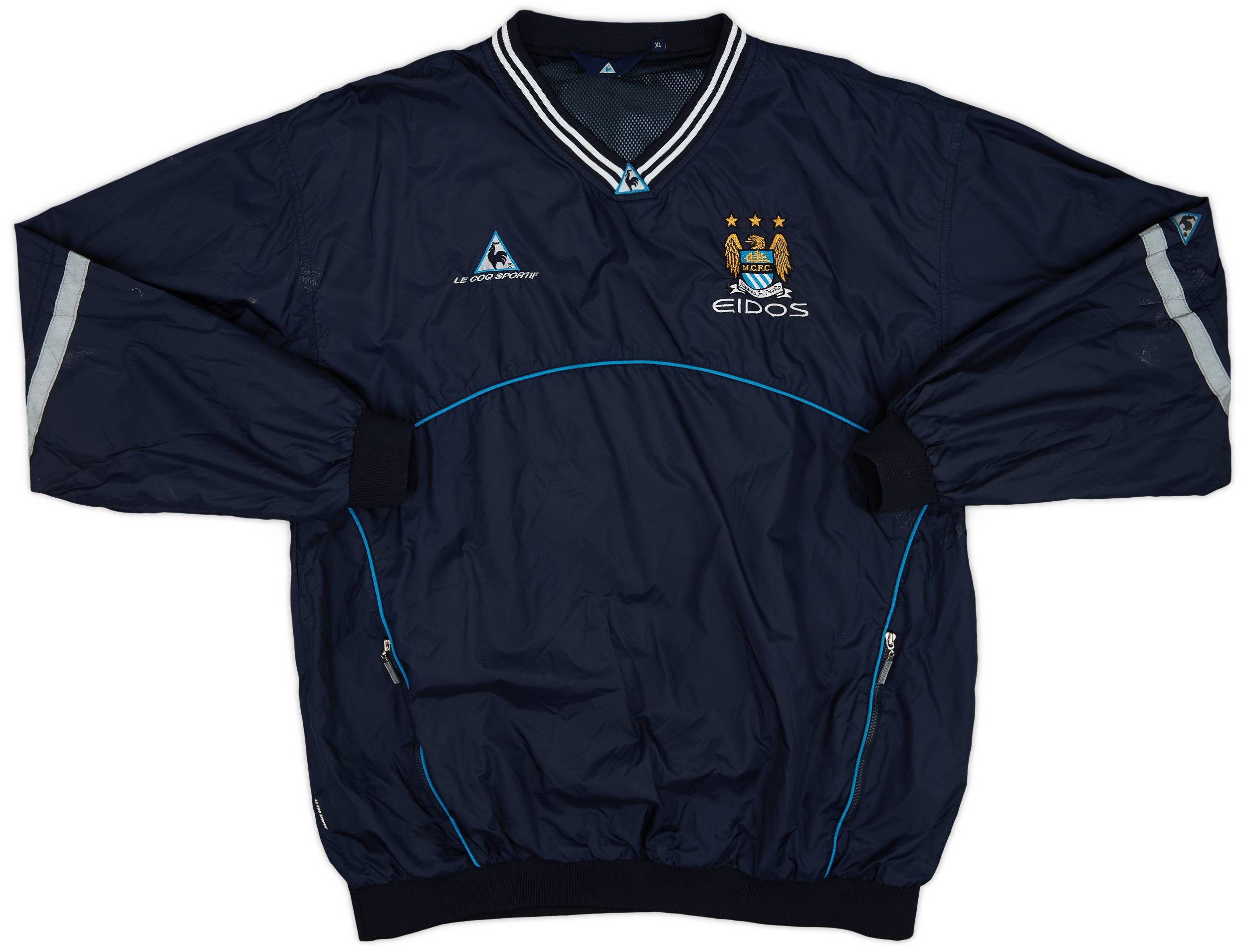 1999-00 Manchester City Le Coq Sportif Drill Top - 7/10 - (XL)
