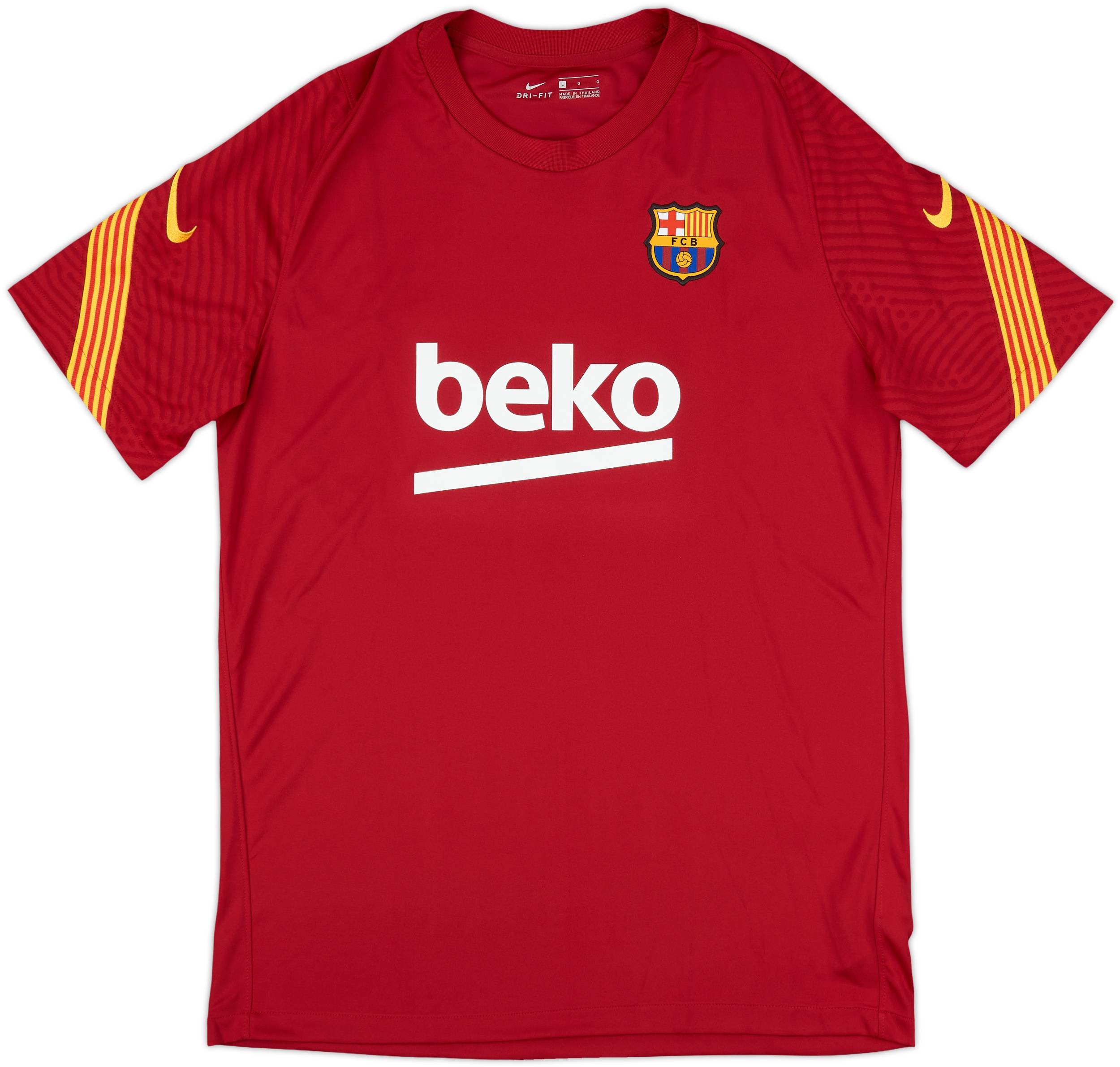 可愛いクリスマスツリーやギフトが！ Nike Barcelona 2020-21 Training (L) Shirt トップス