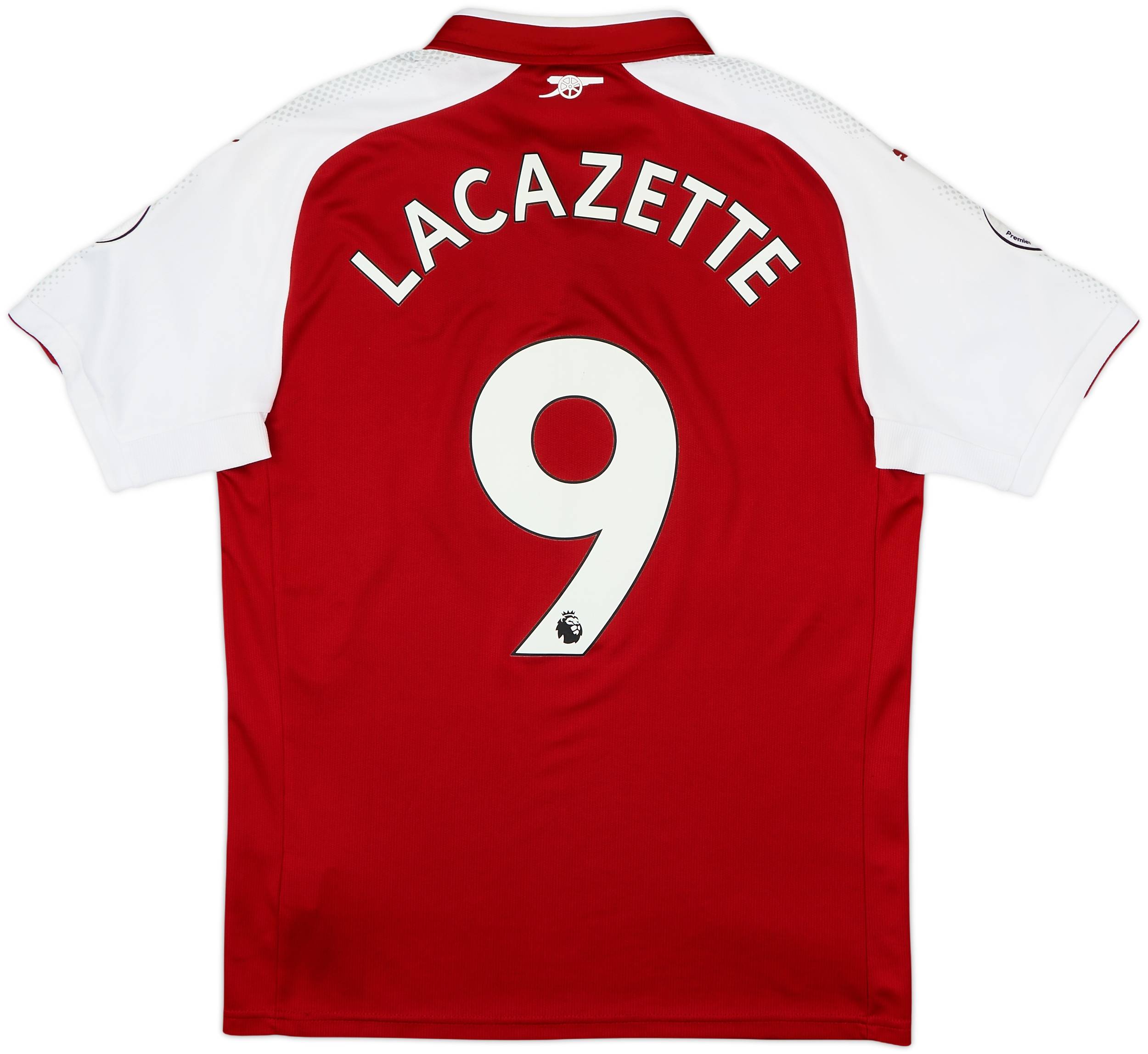 2017-18 Arsenal Home Shirt Lacazette #9 - 8/10 - (M)