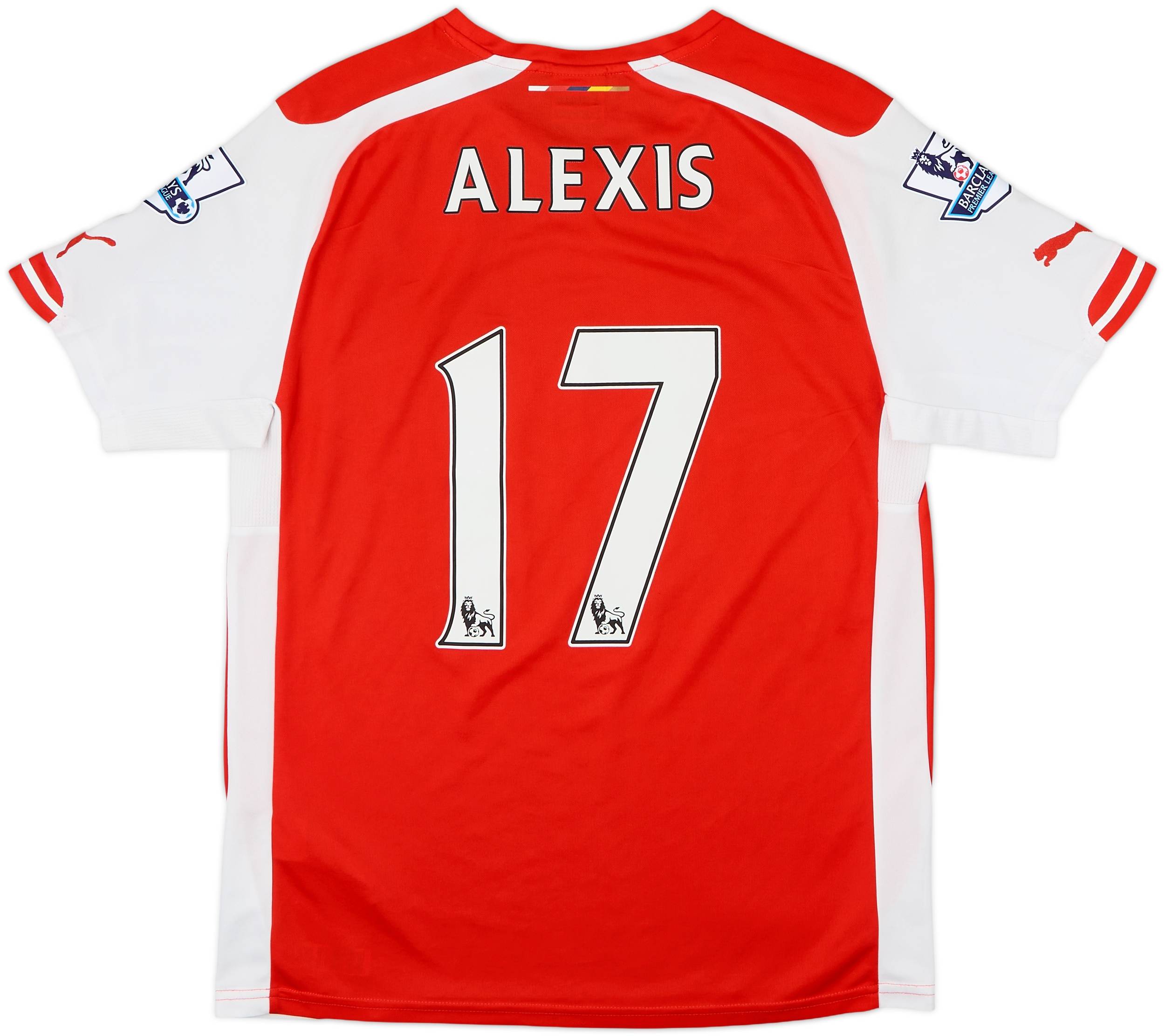 アーセナル 2014/15 ユニフォーム ALEXIS 17 アーセナル 2014/15