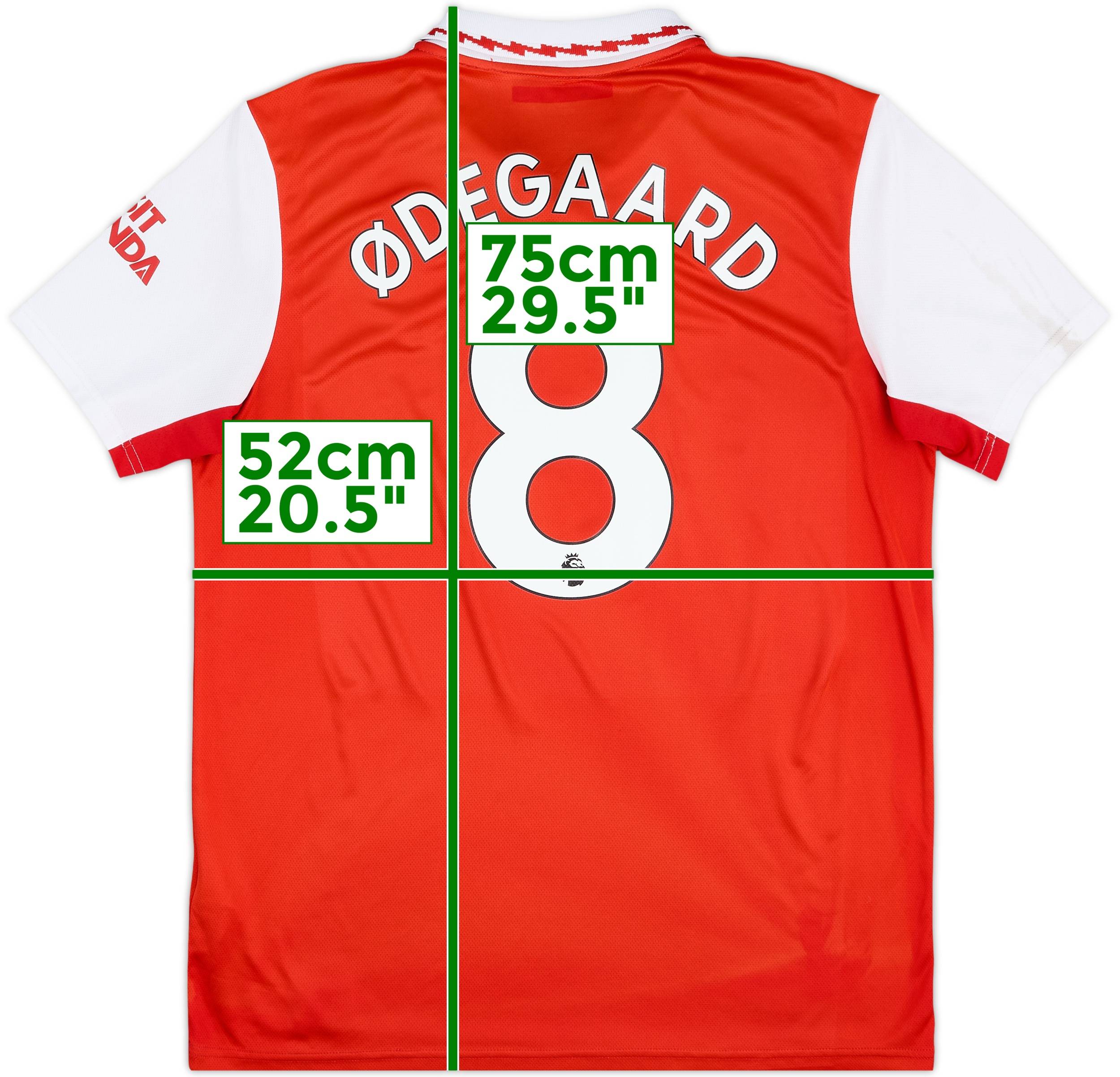 2022-23 Arsenal Home Shirt Odegaard #8 - 5/10 - (L)