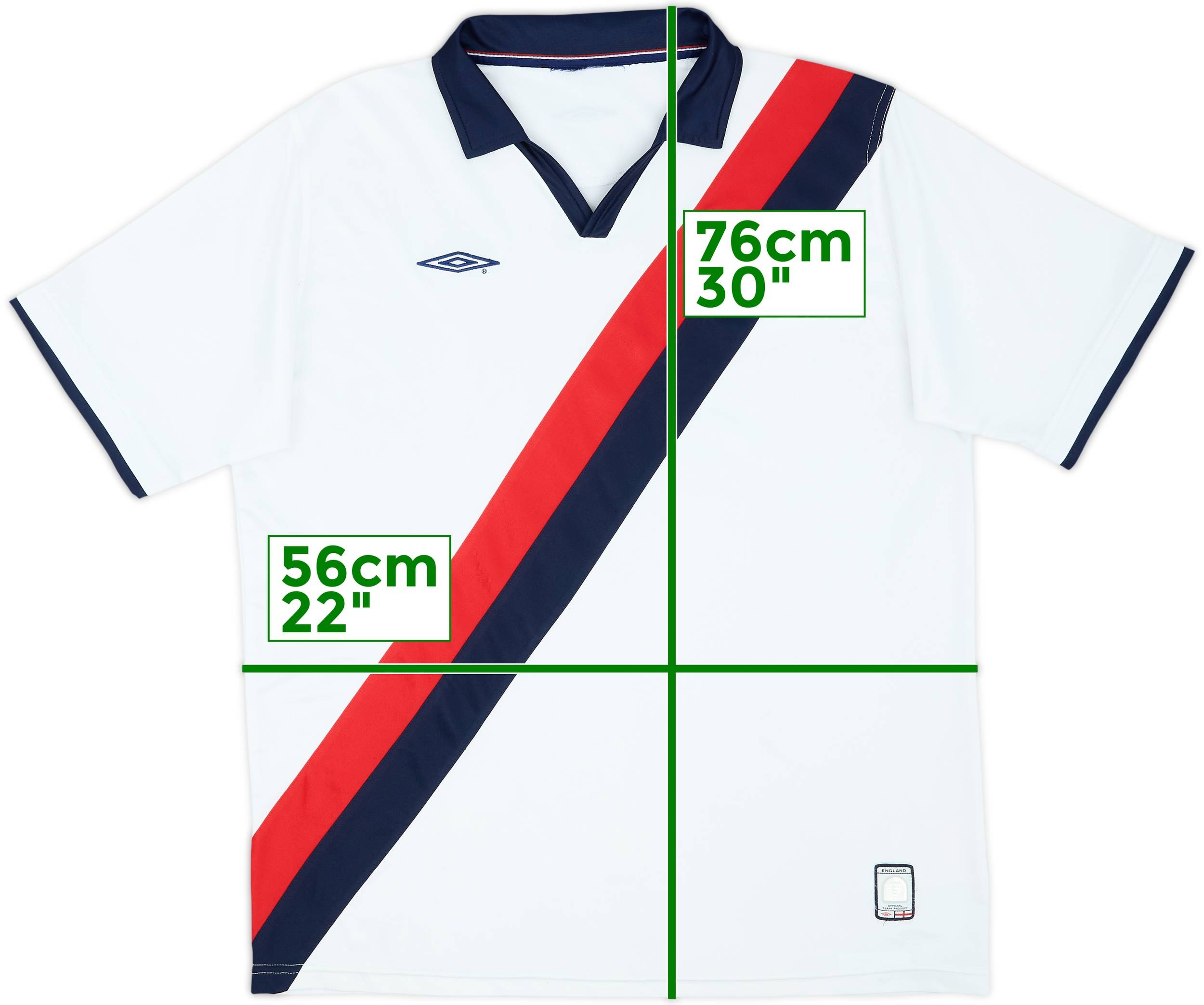2002-04 England Umbro Training Shirt - 8/10 - (L)