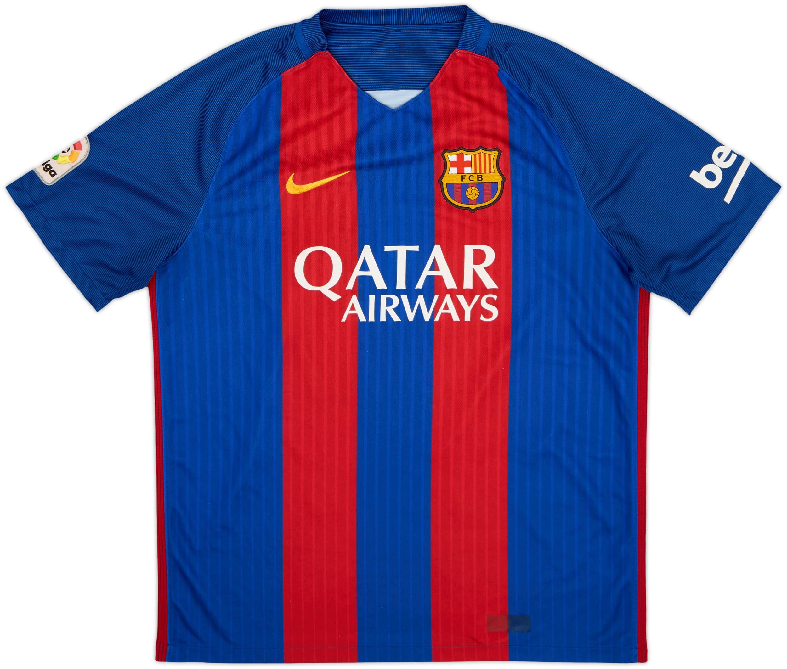 2016-17 Barcelona Home Shirt Messi #10 - 7/10 - (L)