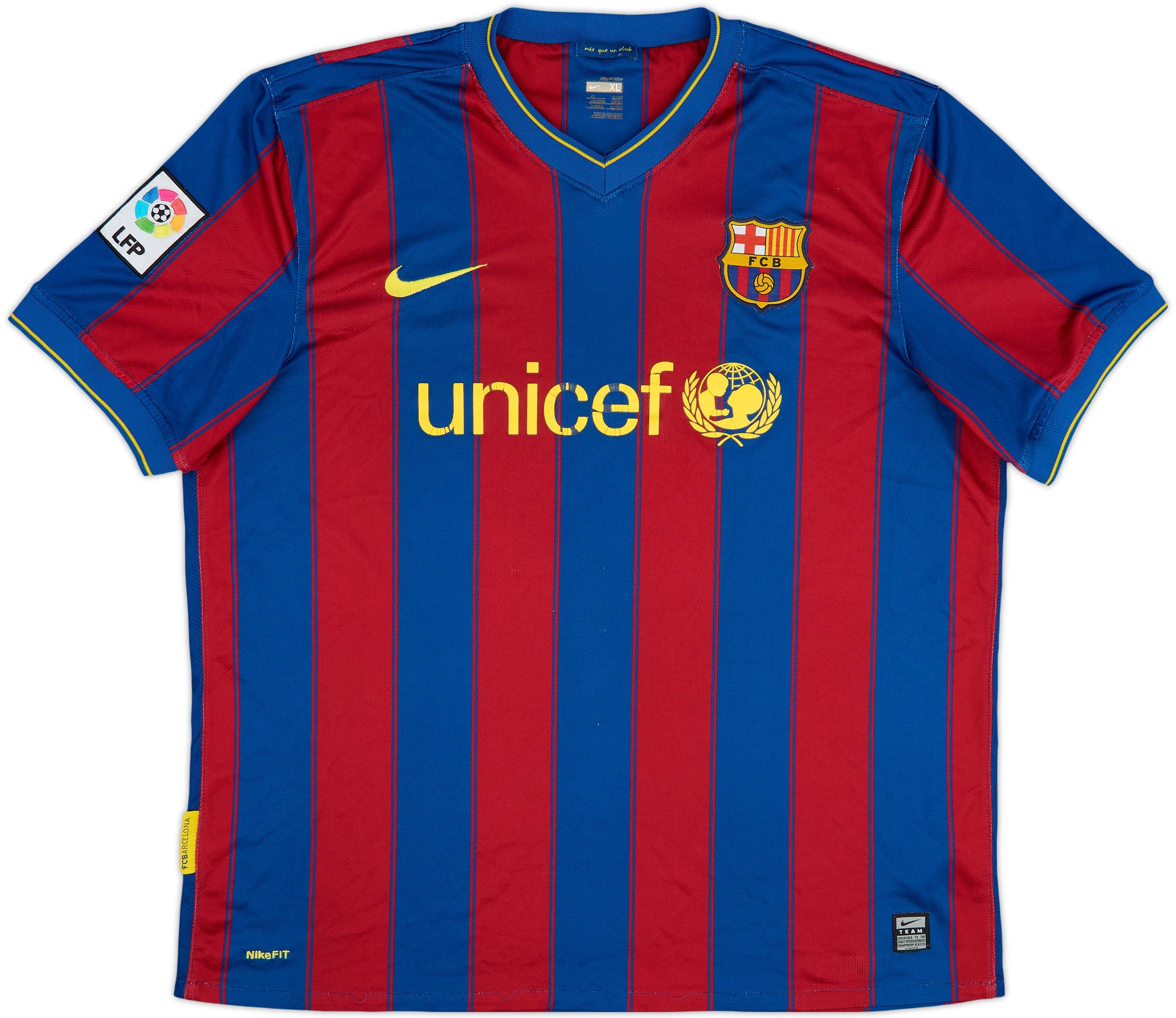 2009-10 Barcelona Home Shirt - 5/10 - (XL)
