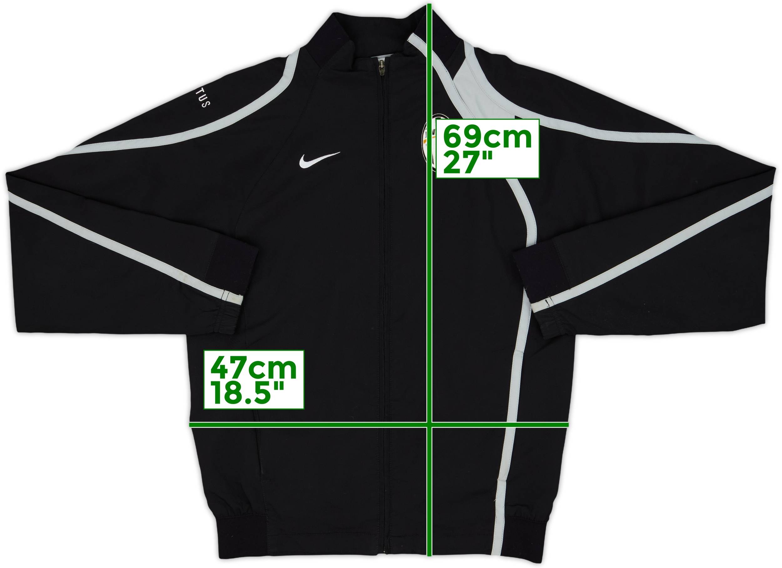 2007-08 Juventus Nike Track Jacket - 8/10 - (S)