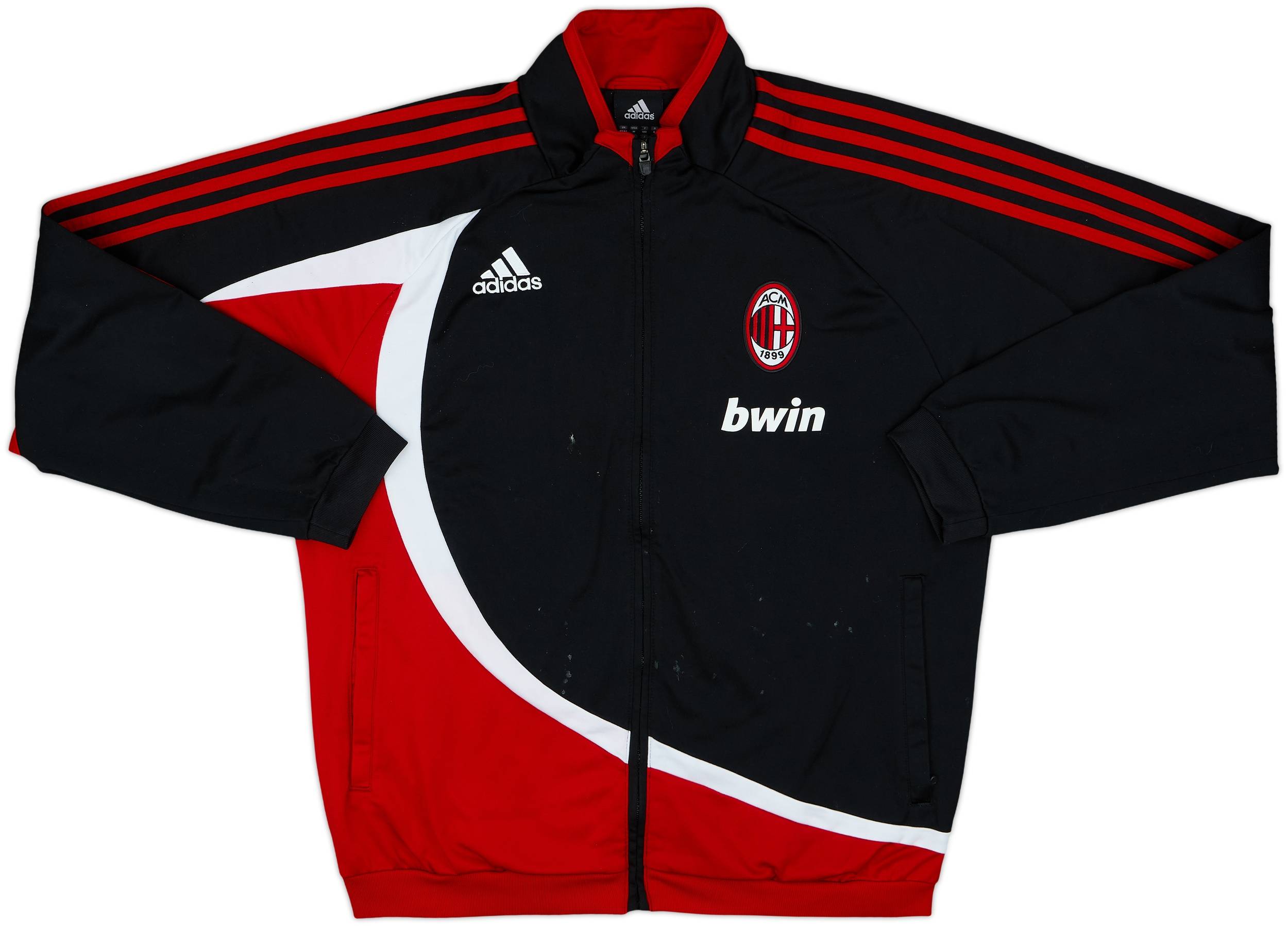 2007-08 AC Milan adidas Track Jacket - 5/10 - (M/L)
