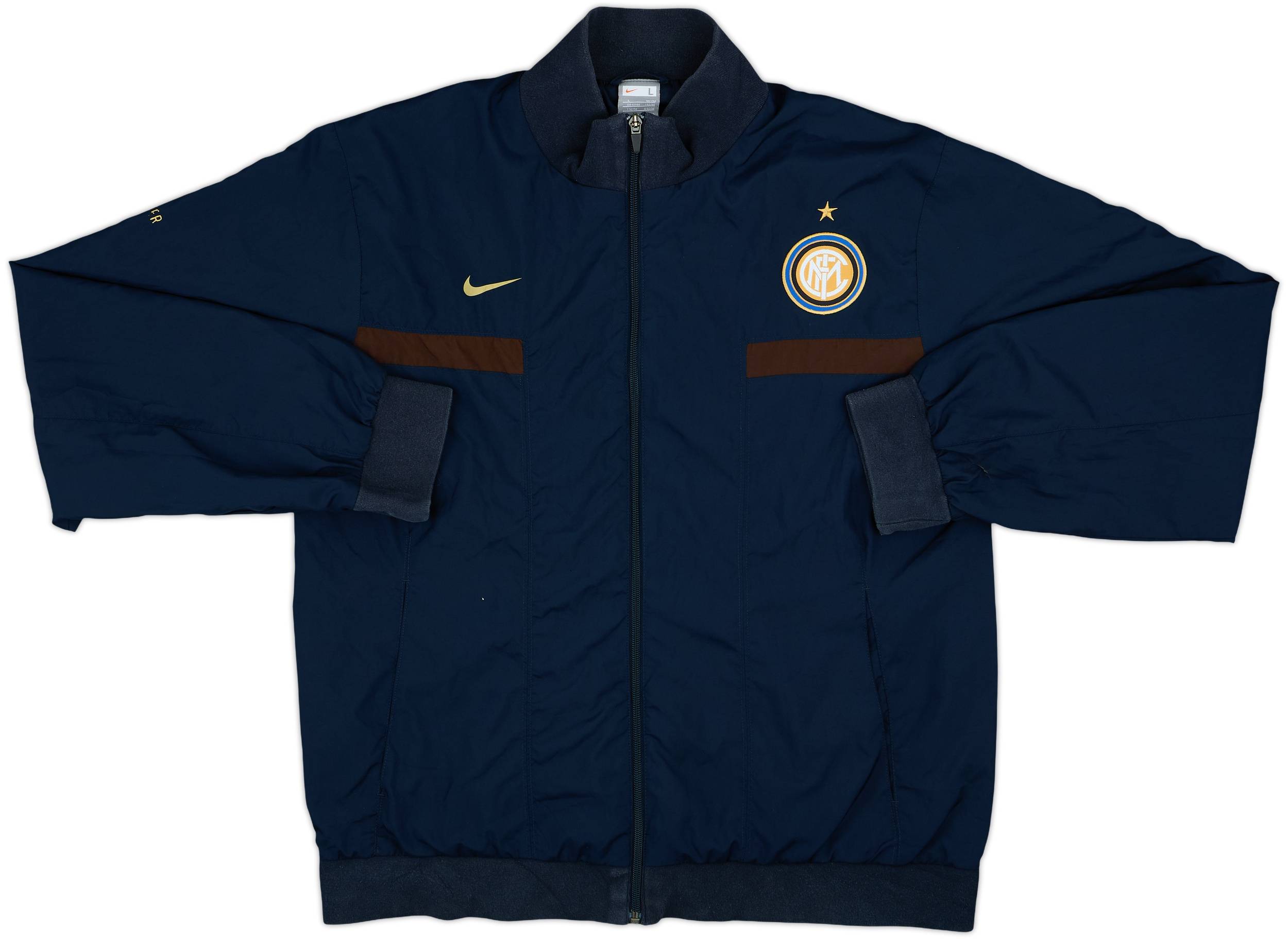 NIKE inter インテル ミラノ パデットジャケット ネイビー XL 2009-10 Inter Milan Nike Track Jacket - 6/10 - (L)