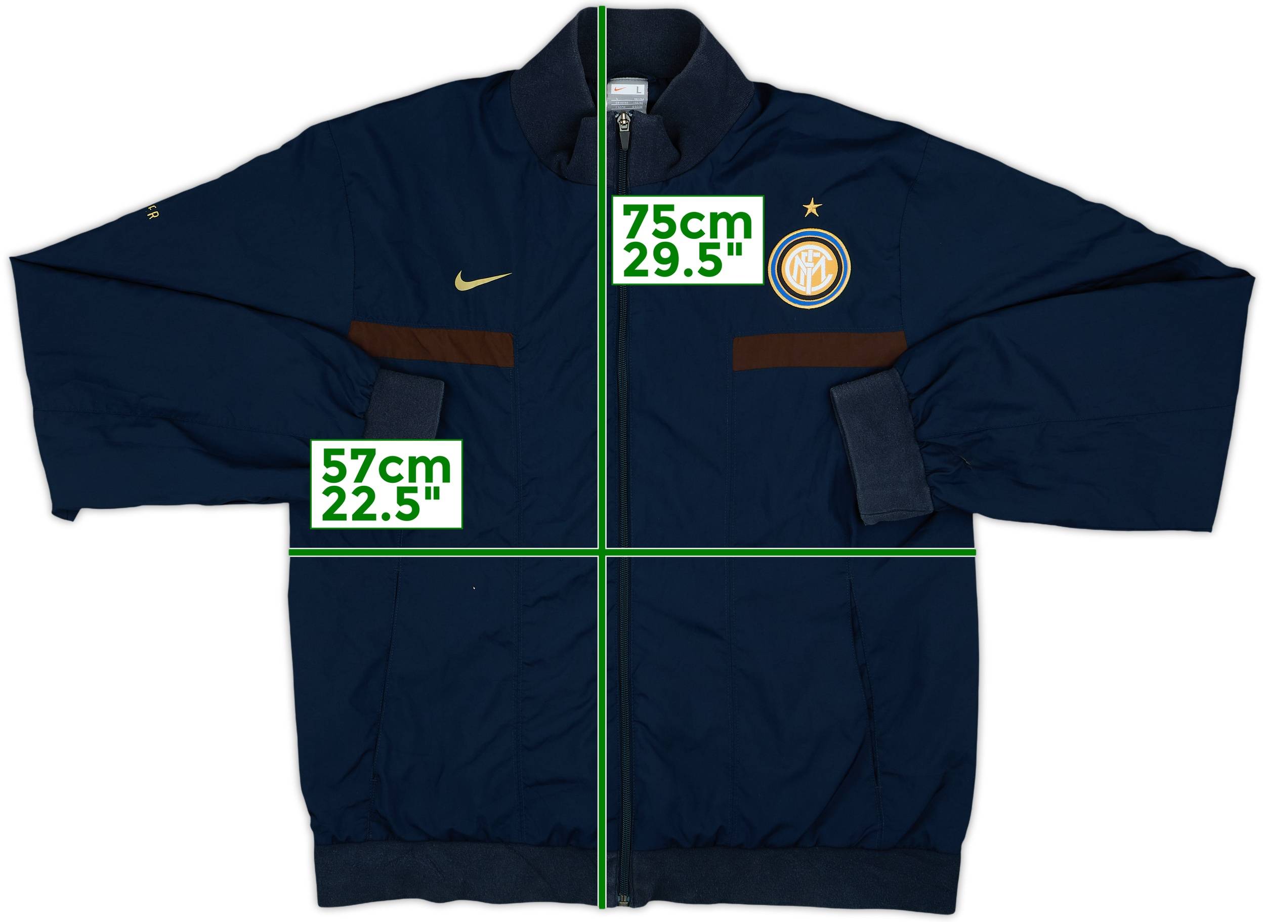 2009-10 Inter Milan Nike Track Jacket - 6/10 - (L)