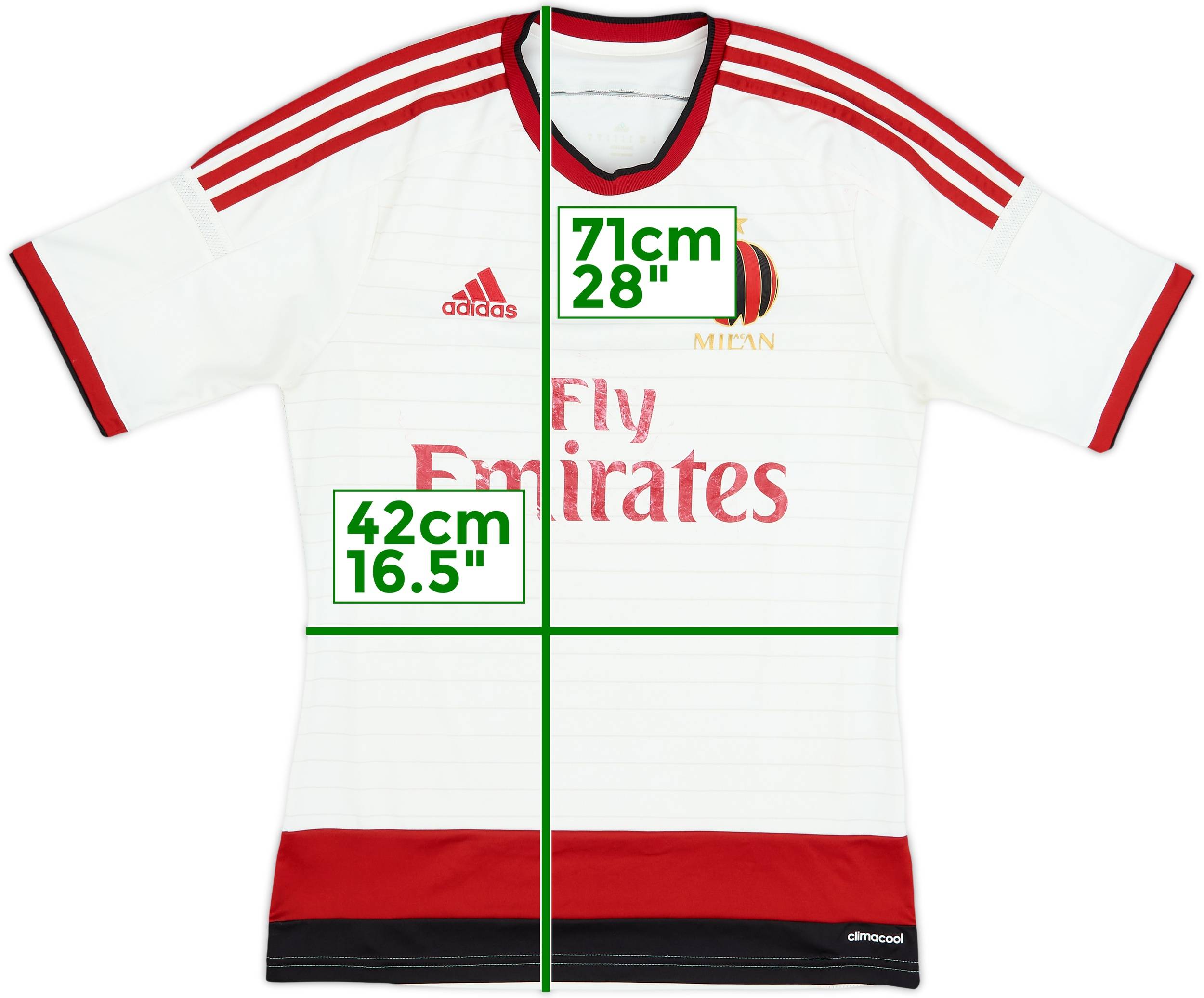 2014-15 AC Milan Away Shirt - 5/10 - (S)