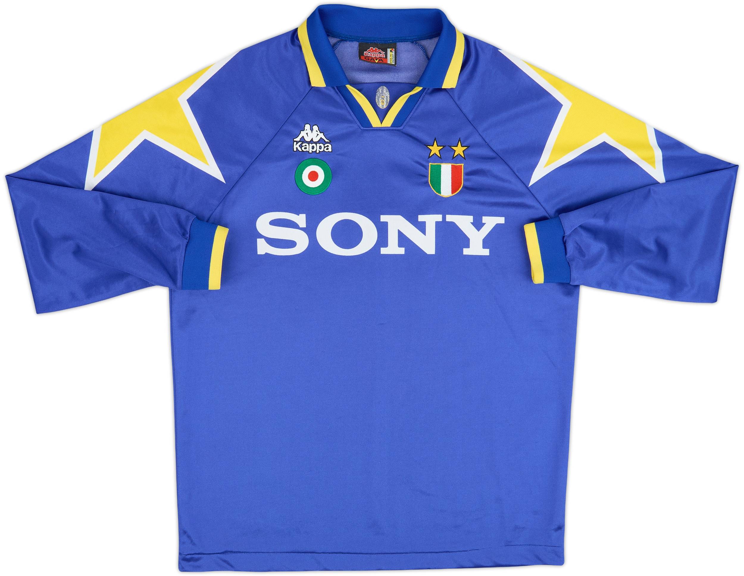 1995-96 Juventus Away L/S Shirt - 8/10 - (M)