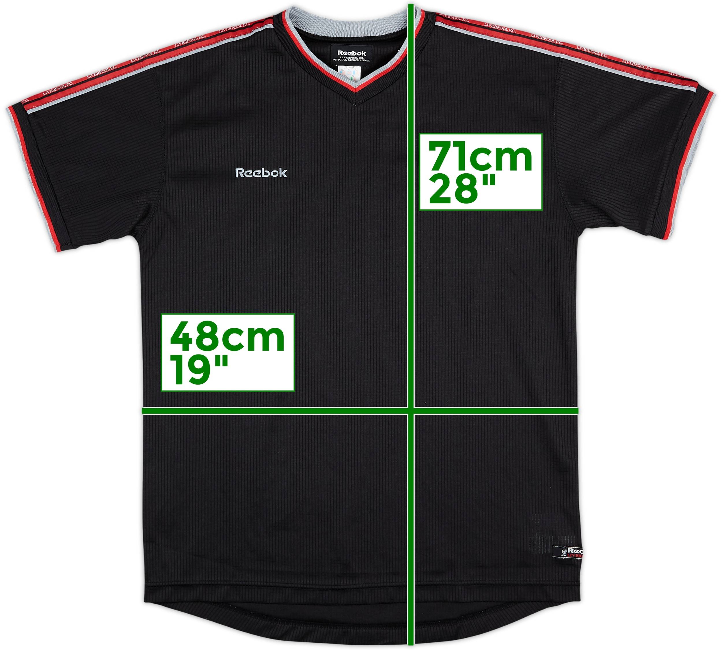 2002-04 Liverpool Reebok Training Shirt - 9/10 - (XL.Boys)