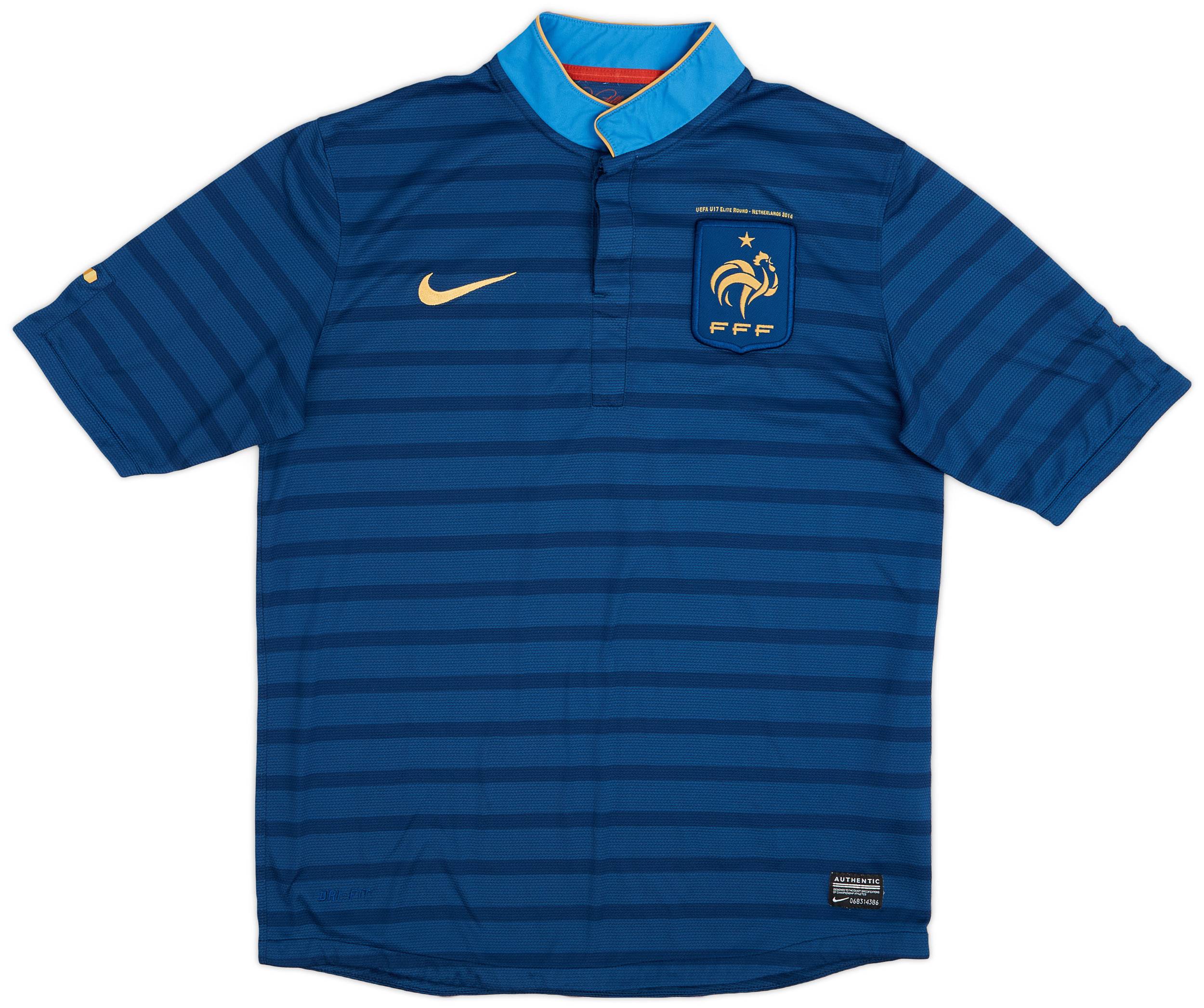 2012-13 France 'UEFA U17 Elite Round' Home Shirt - 9/10 - (M)
