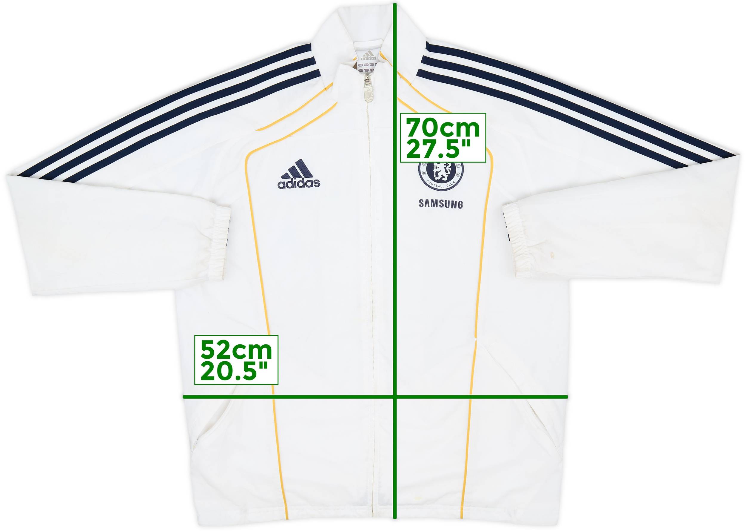 2010-11 Chelsea adidas Track Jacket - 7/10 - (XL.Boys)