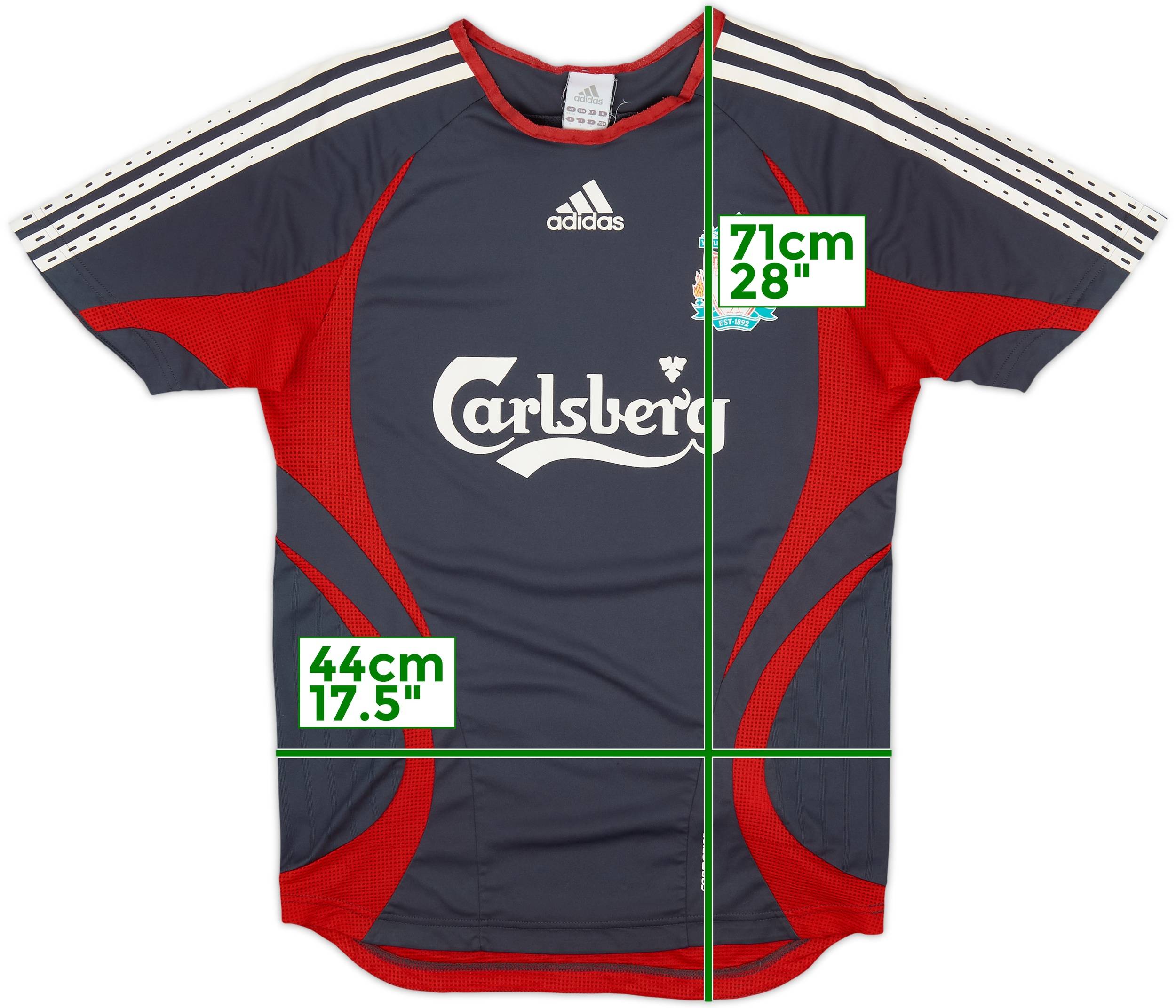 2006-07 Liverpool adidas Formotion Training Shirt - 7/10 - (S)