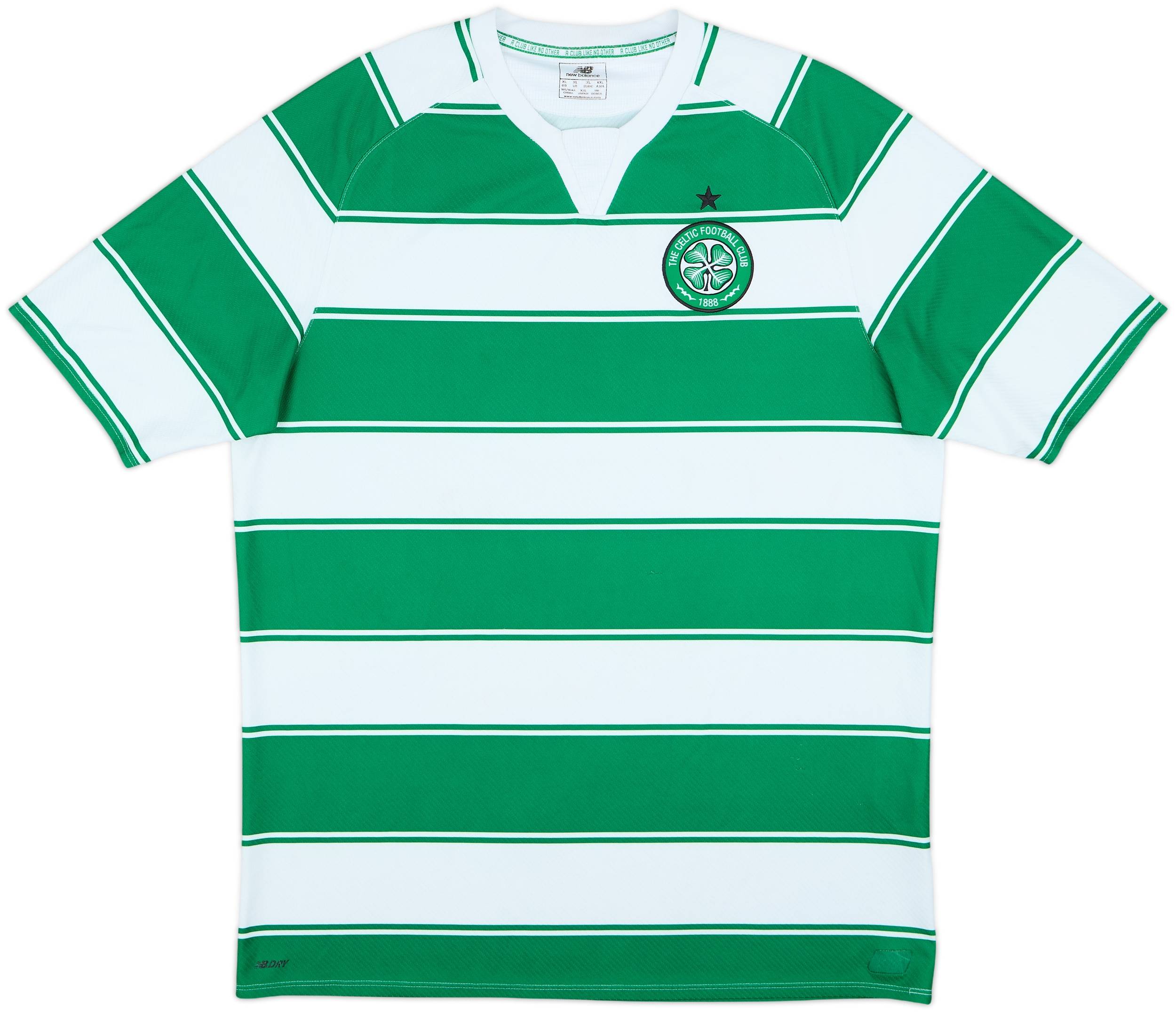 2015-16 Celtic Home Shirt - 8/10 - (XL)