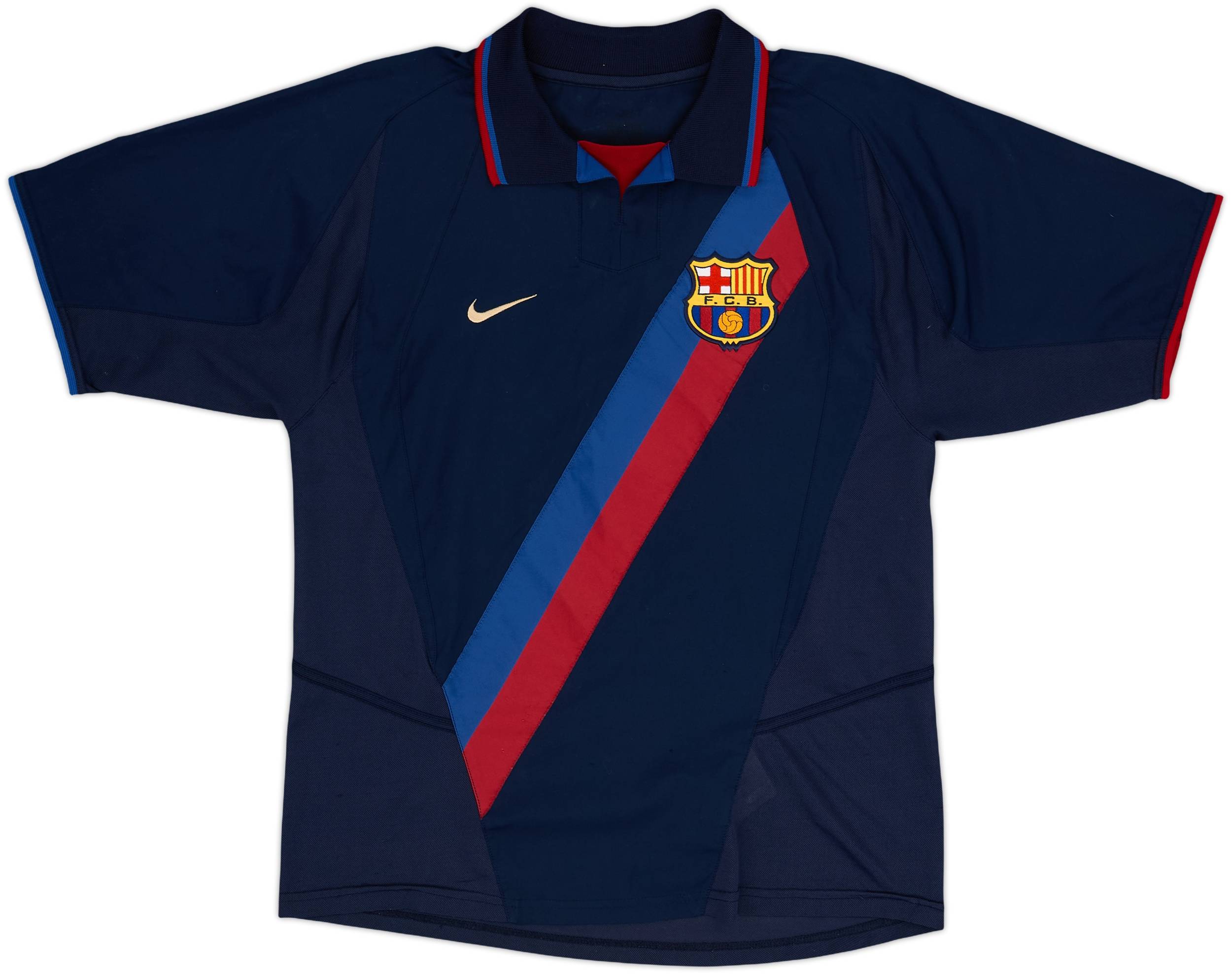 2002-03 Barcelona Away Shirt Xavi #6 - 8/10 - (S)