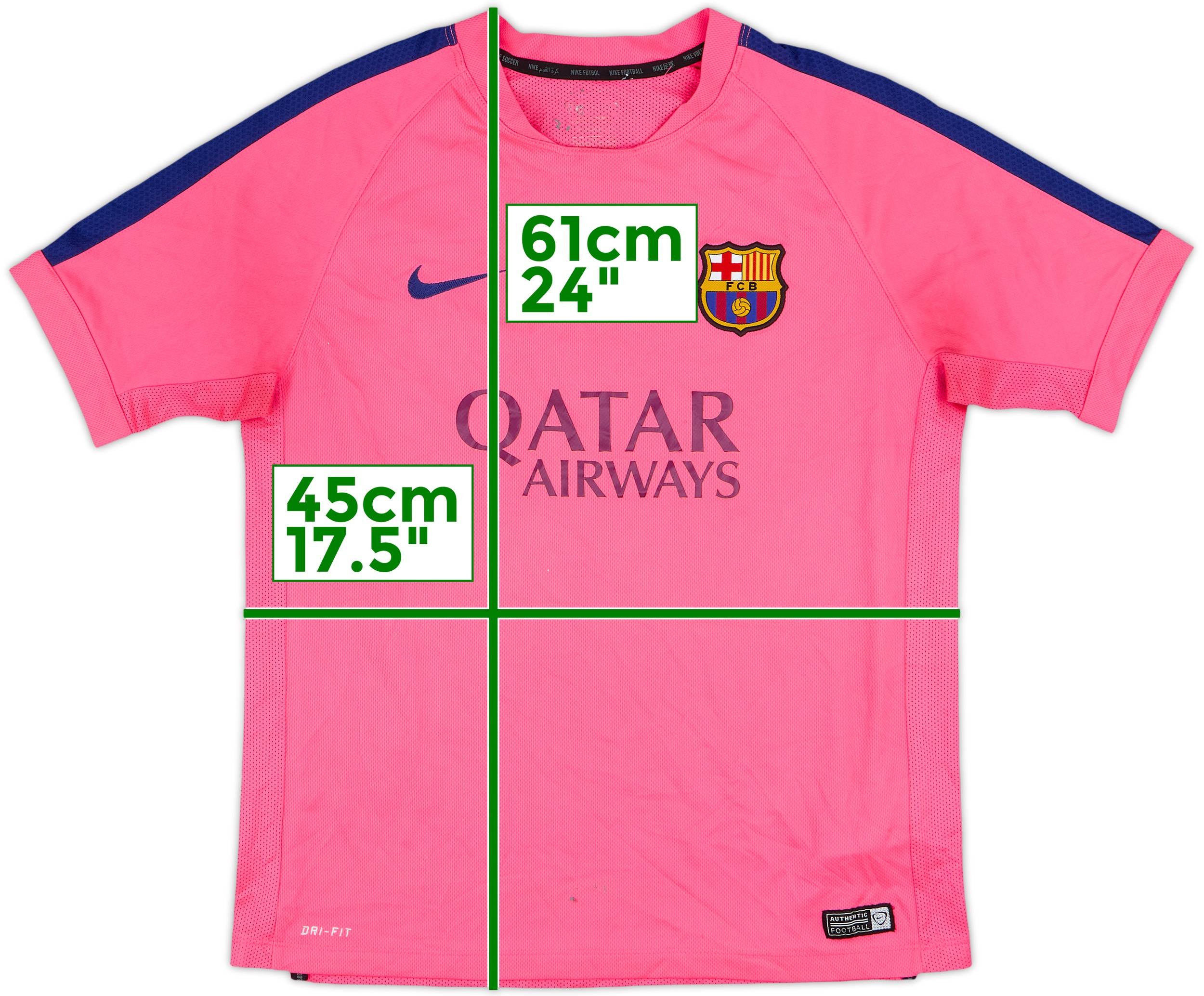 2014-15 Barcelona Nike Training Shirt - 5/10 - (XL.Boys)