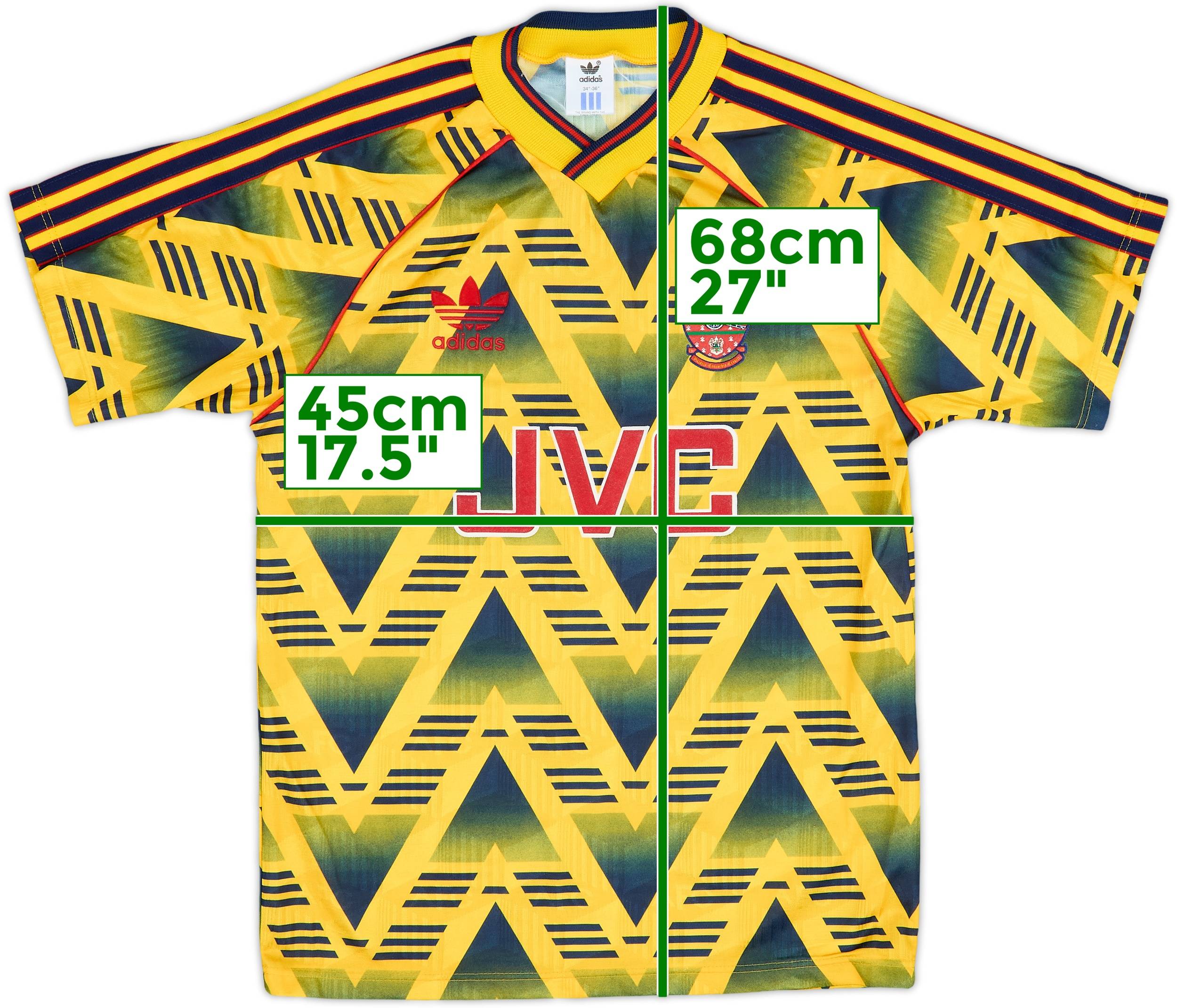 1991-93 Arsenal Away Shirt - 9/10 - (S)