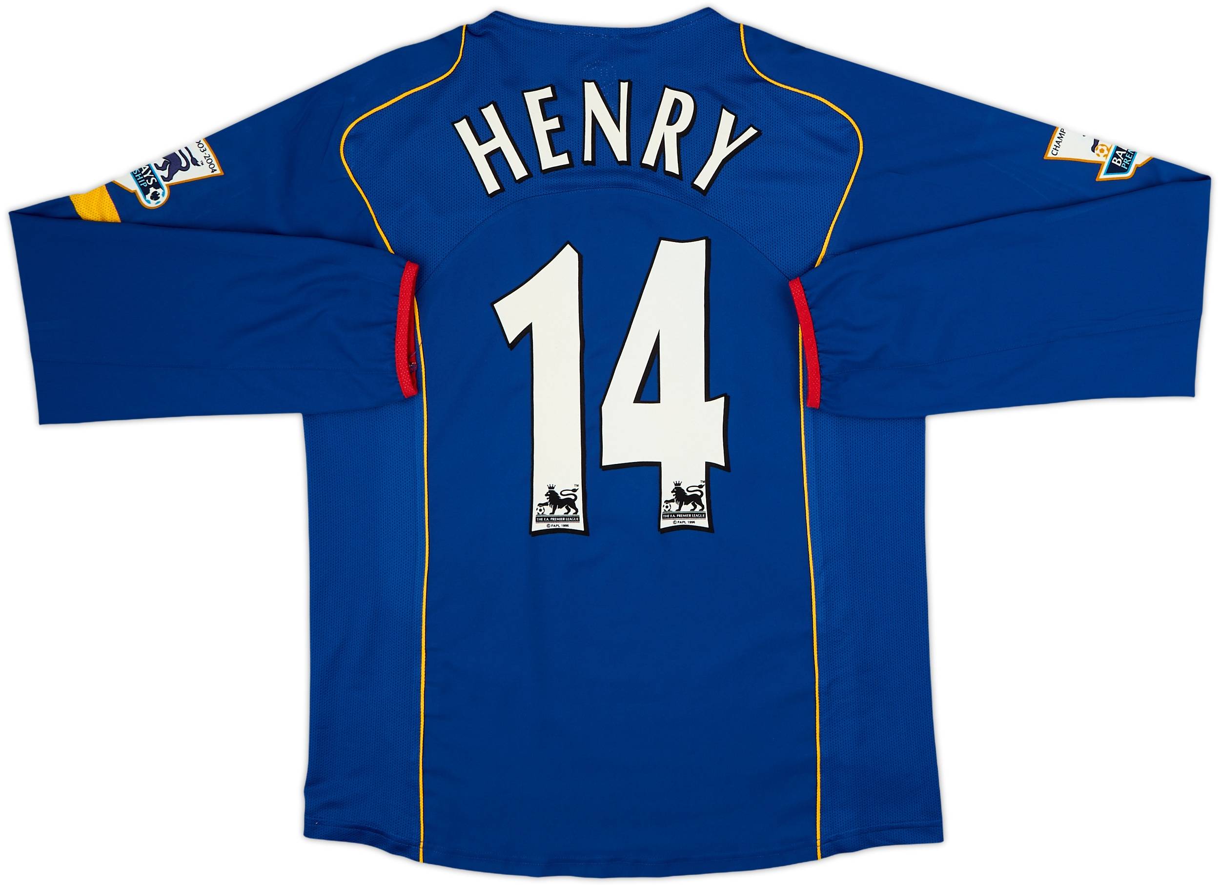 2004-06 Arsenal Away L/S Shirt Henry #14 - 8/10 - (M)