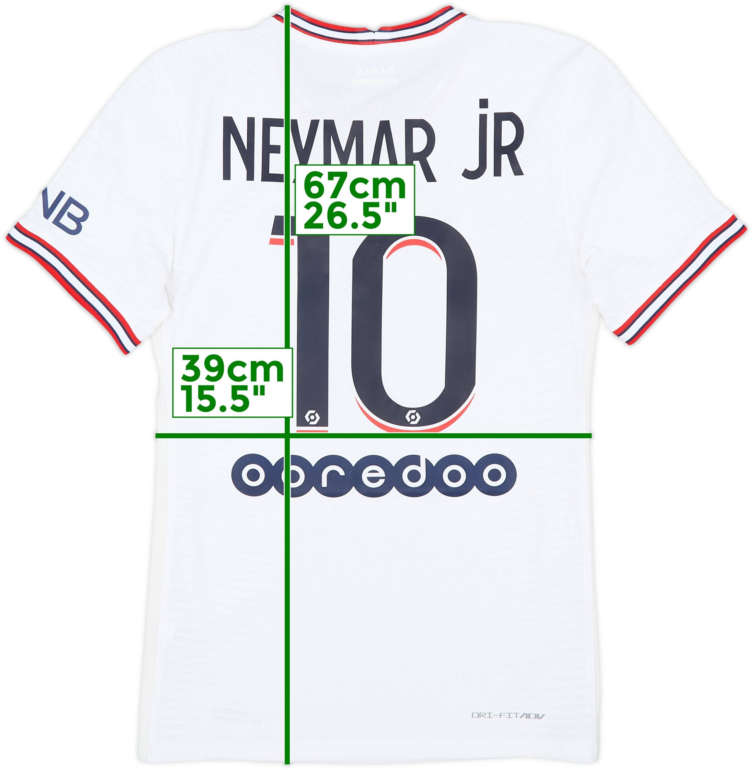 2021-22 Paris Saint-Germain Authentic Fourth Shirt Neymar Jr #10