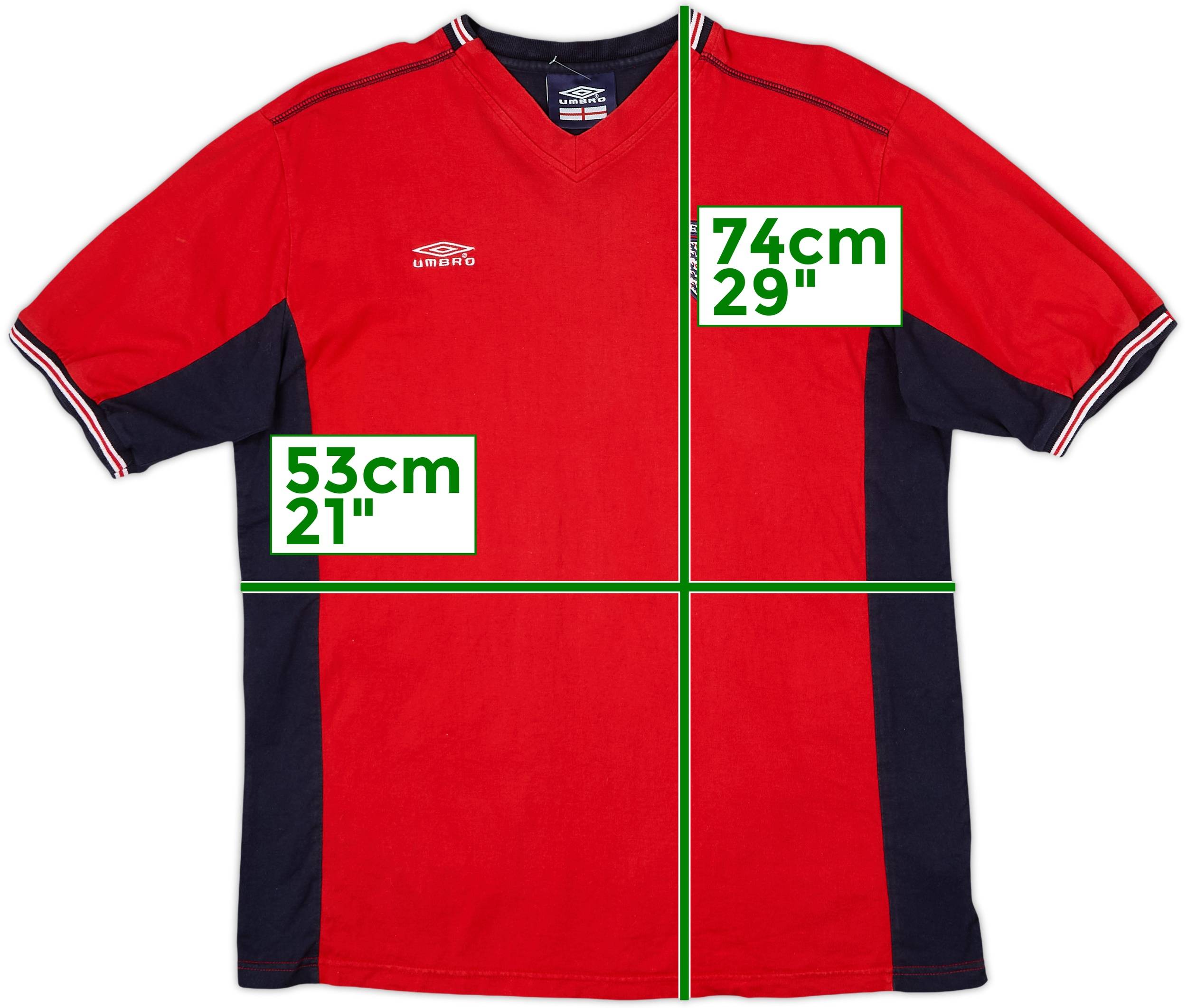 2002-03 England Umbro Cotton Tee - 9/10 - (L)