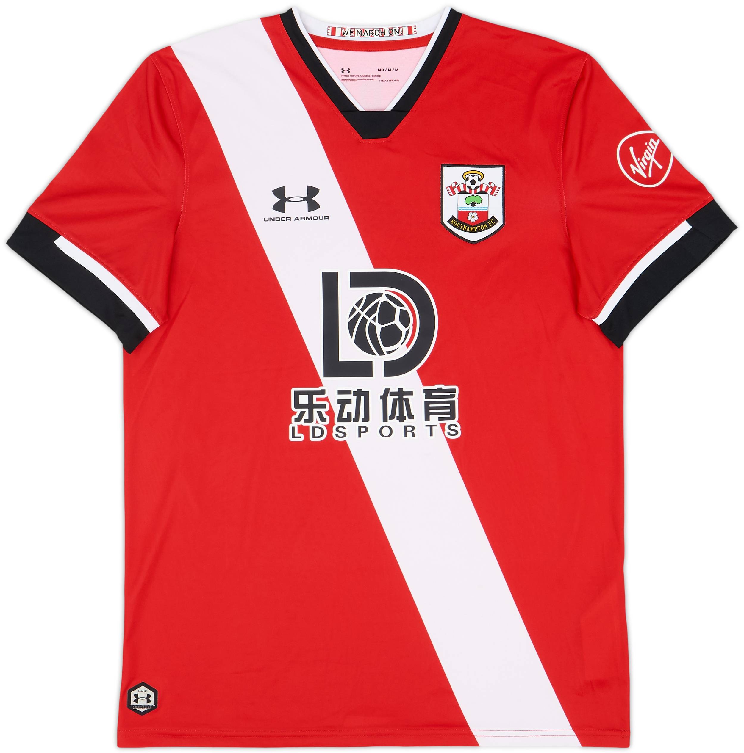 Southampton FC 8ウォードプラウズ【正規品】 2020-21 Southampton Home Shirt Ward-Prowse #8 - 8/10 - (M)