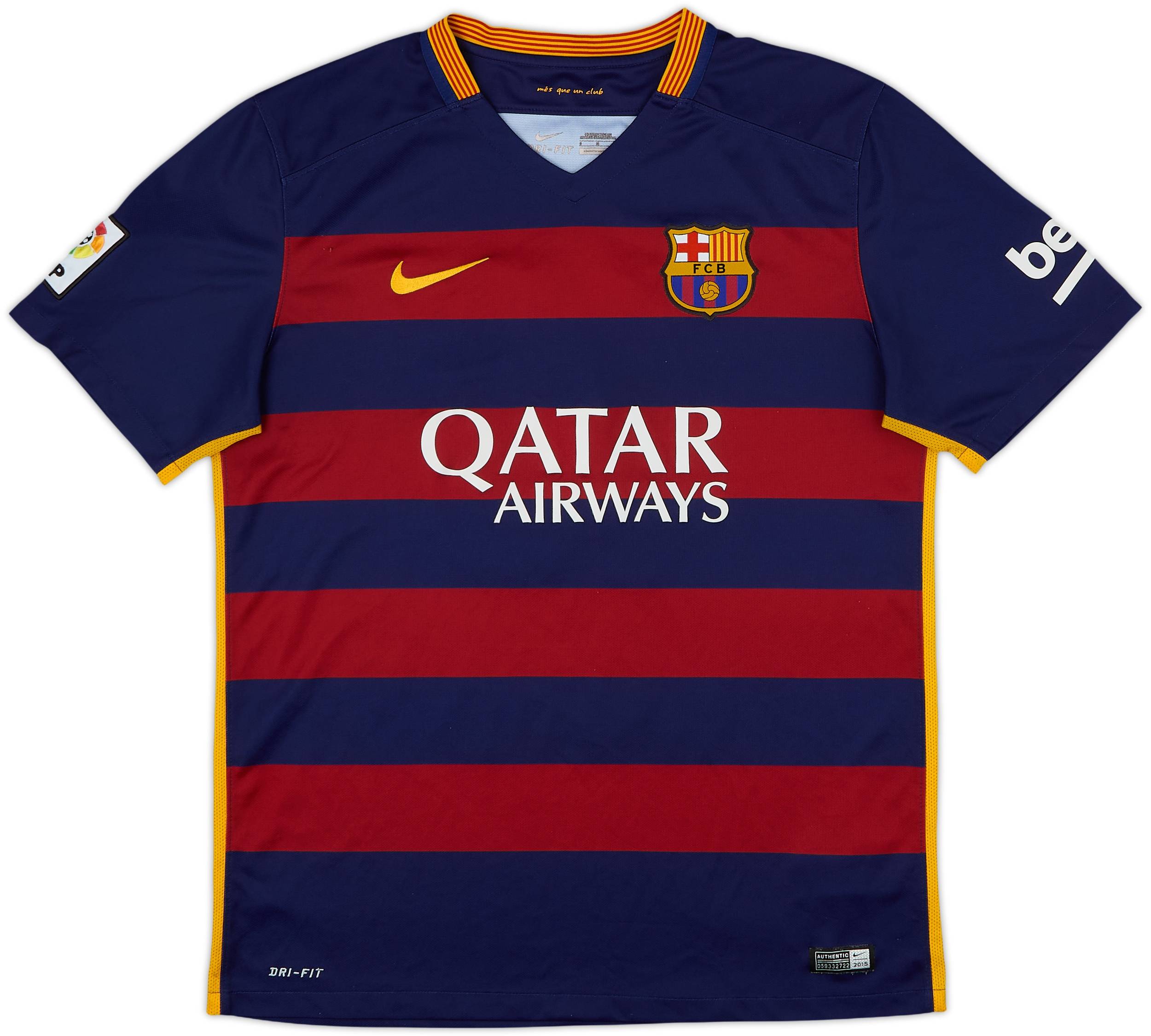 2015-16 Barcelona Home Shirt Messi #10 - 9/10 - (L)