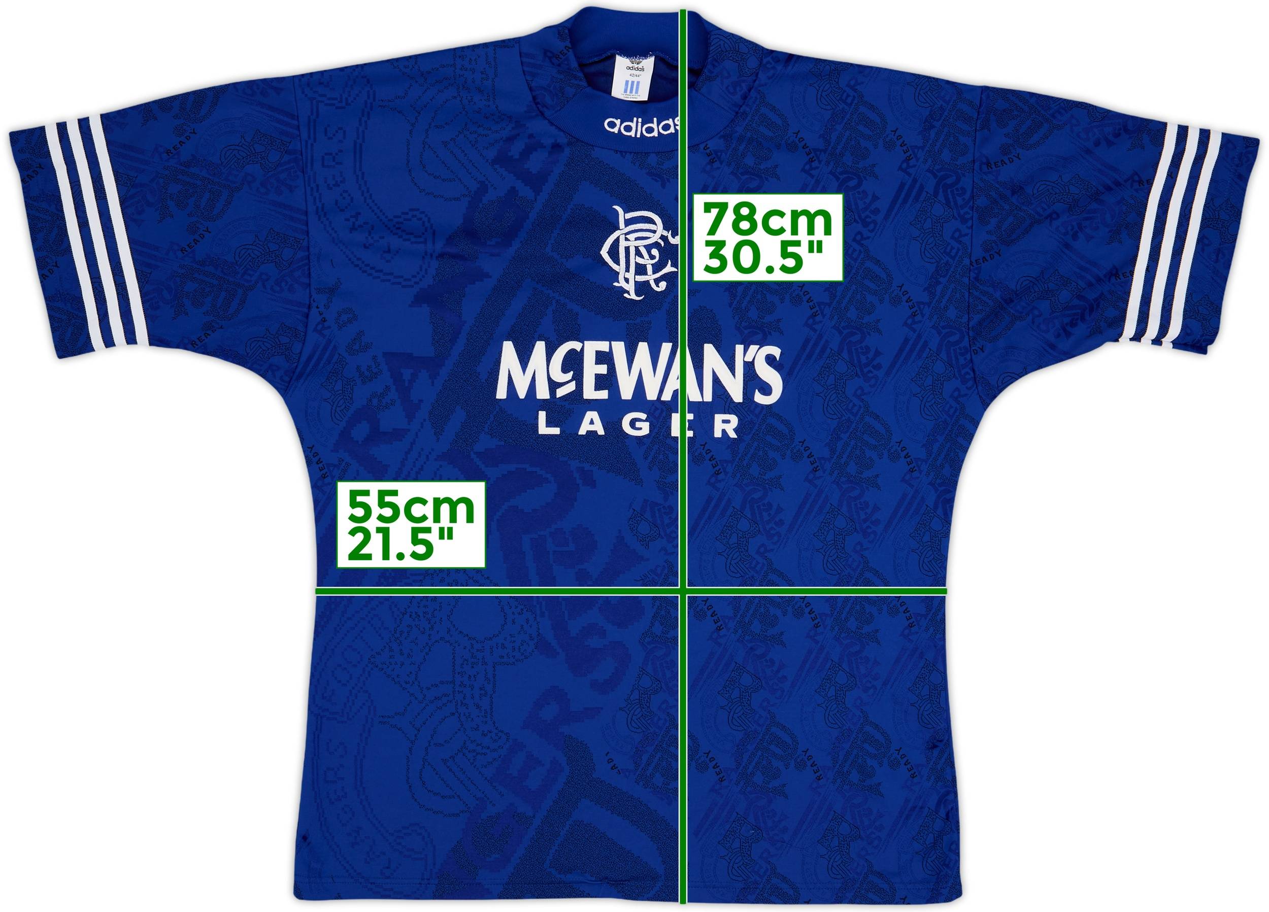 1994-96 Rangers Home Shirt - 9/10 - (L)