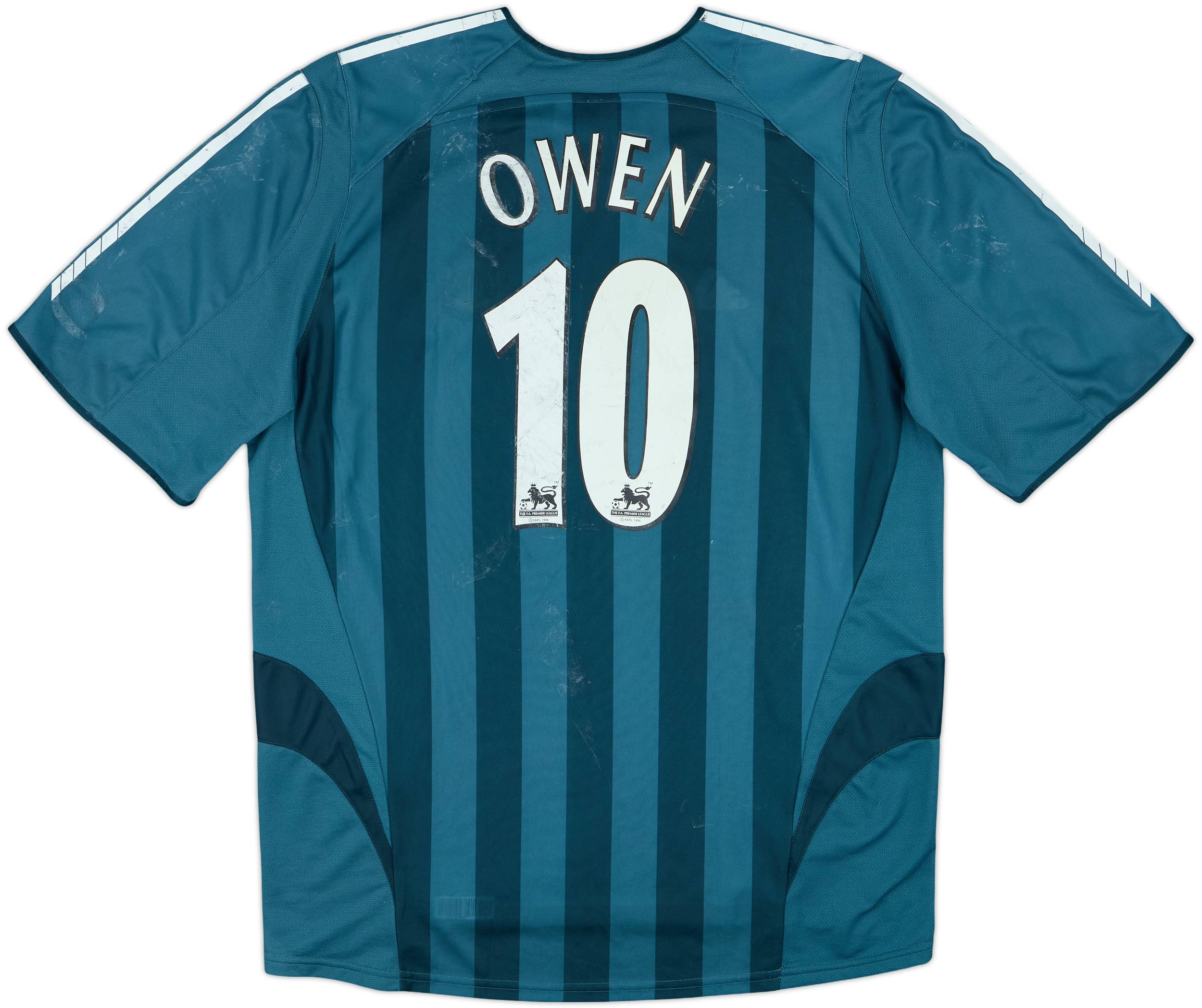 Camiseta de visitante del Newcastle 2005-06 Owen #10 - 5/10 - (XL)