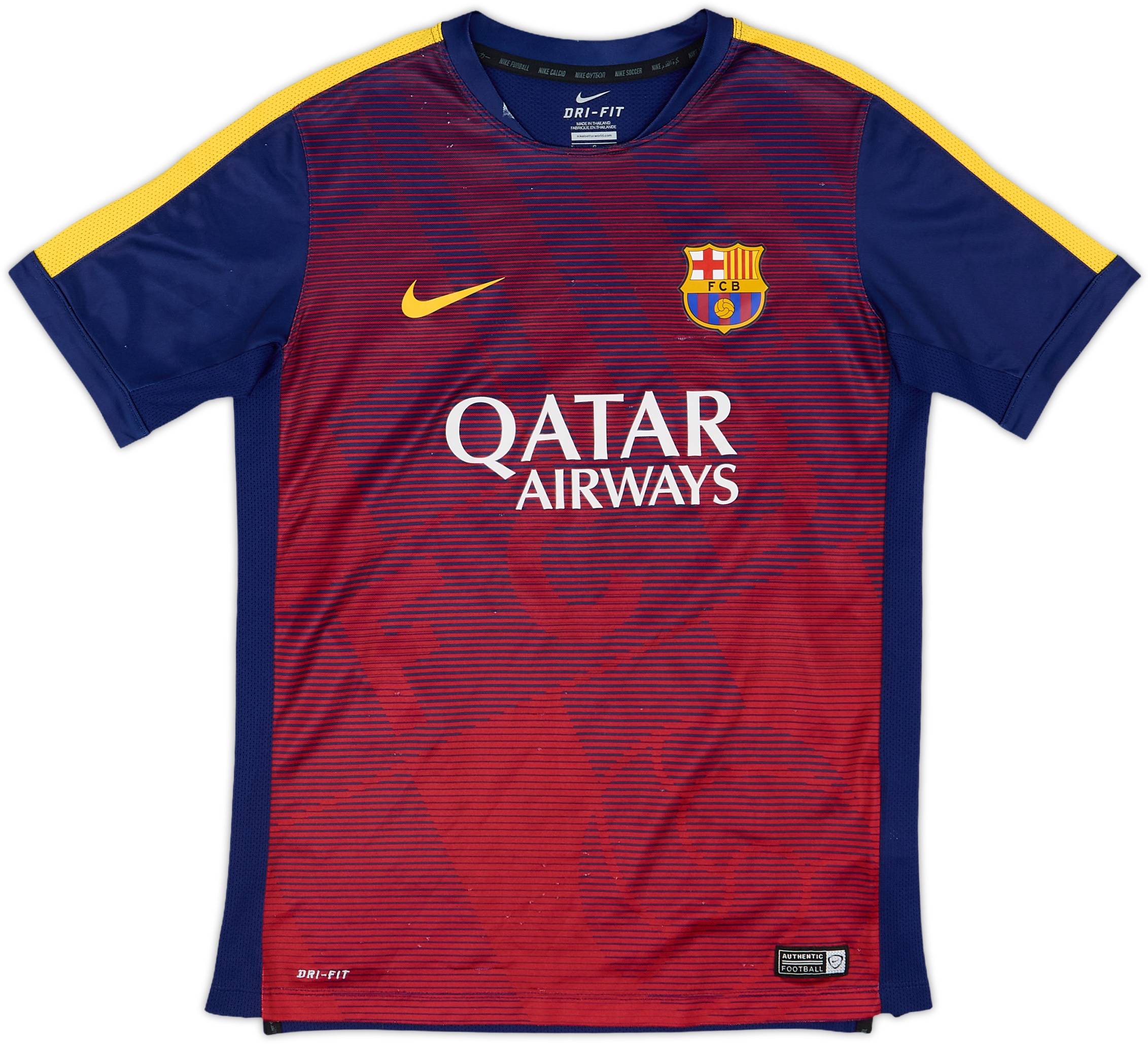 2015-16 Barcelona Nike Training Shirt - 8/10 - (L)