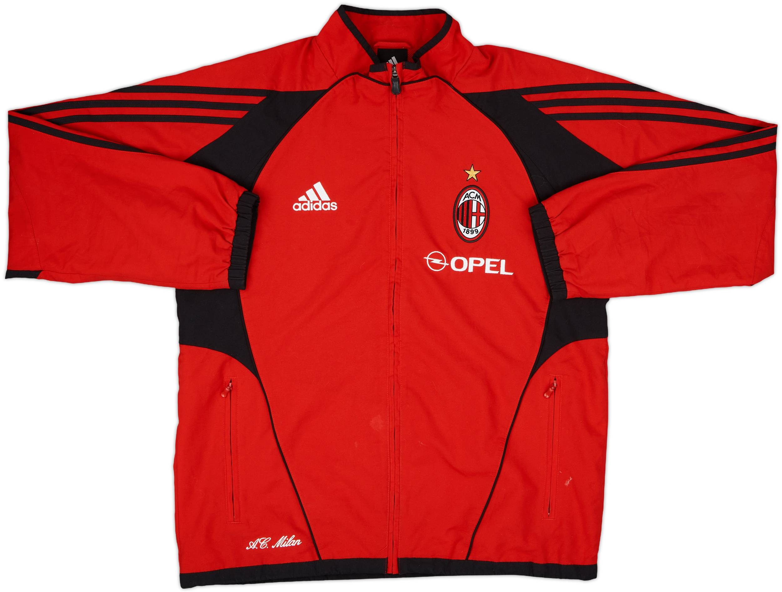 2005-06 AC Milan adidas Training Jacket - 8/10 - (M)