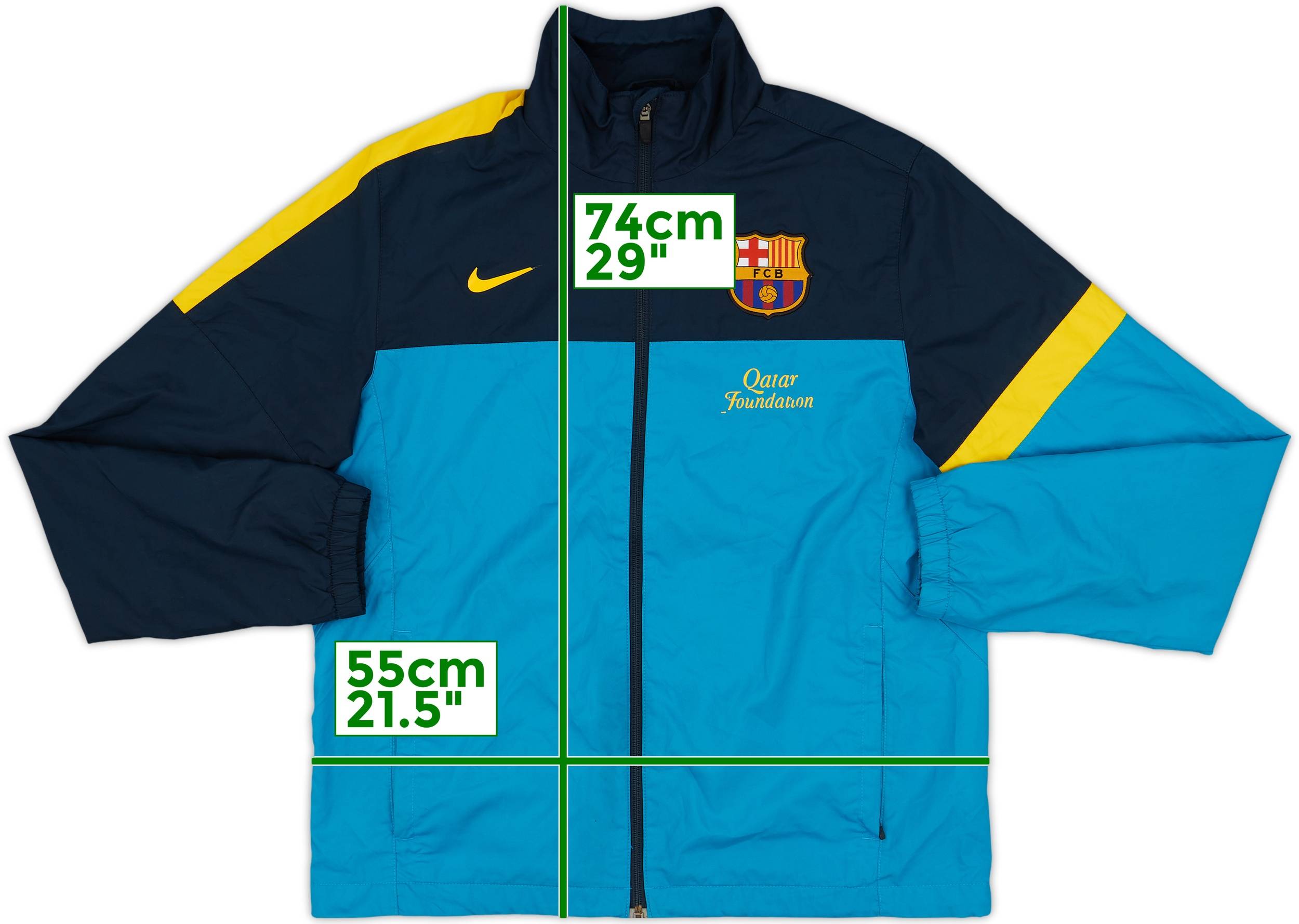 2011-12 Barcelona Nike Track Jacket - 6/10 - (M)