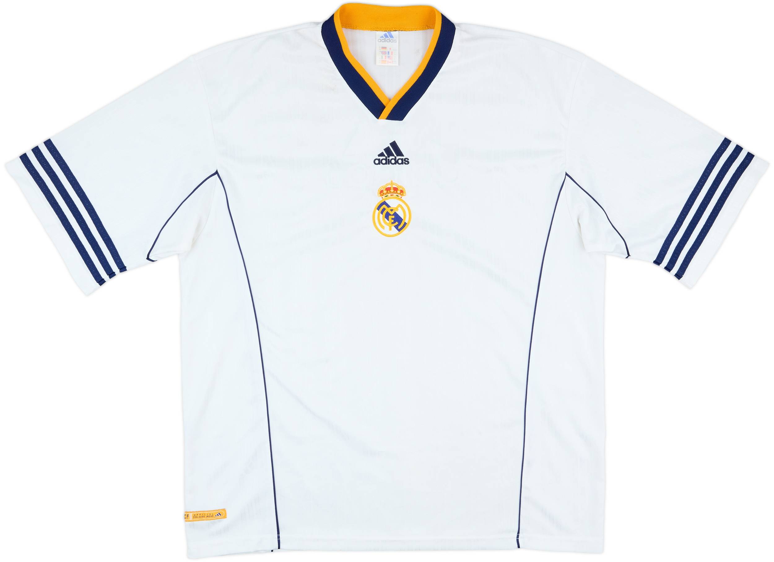 1998-99 Real Madrid adidas Training Shirt - 6/10 - (XL)