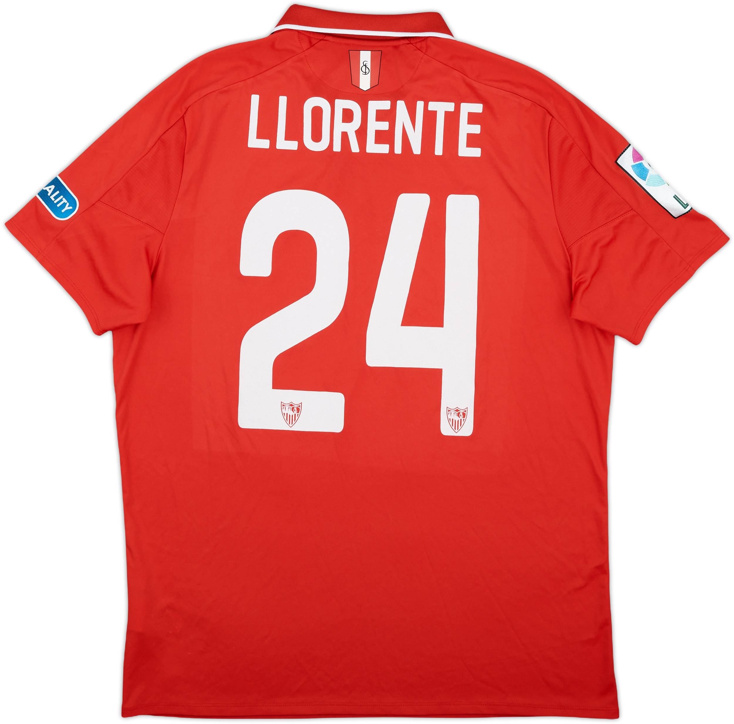 2015-16 Sevilla Away Shirt Llorente #24 - 6/10 - (L)
