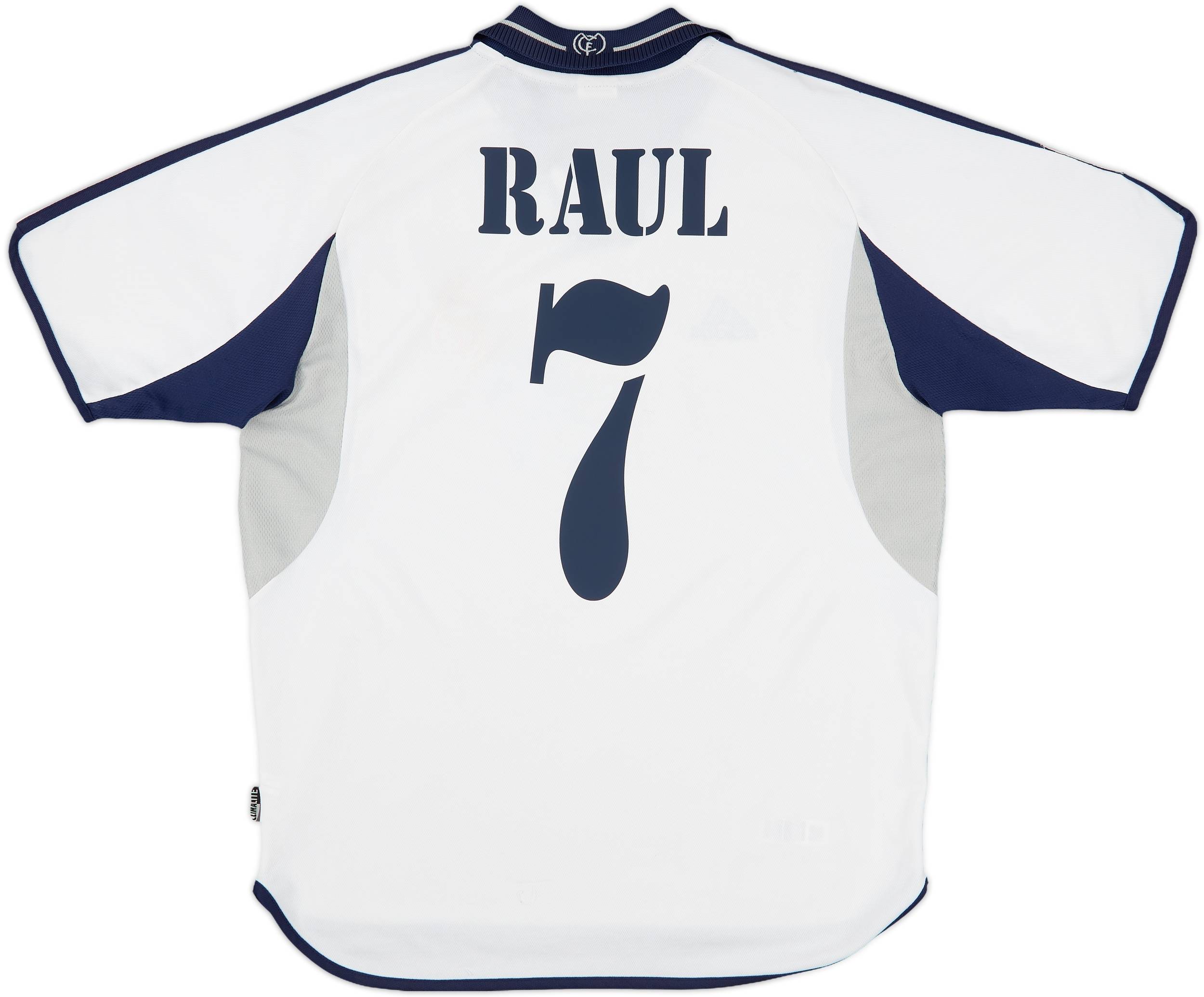 定期入れの Shirt Home Madrid Real 2000-01 Raul (M) - 6/10 - #7 ウェア