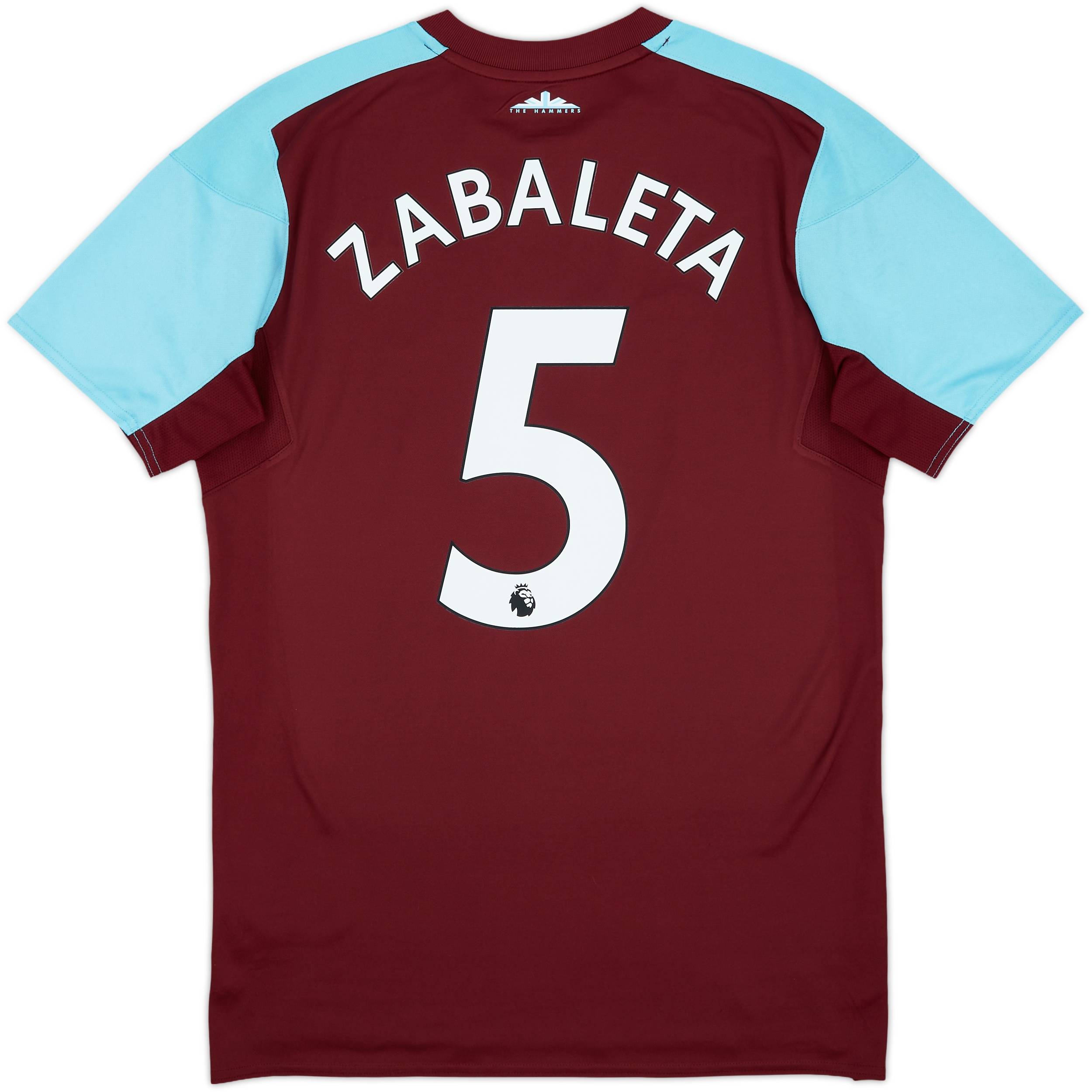 2017-18 West Ham Home Shirt Zabaleta #5 - 9/10 - (M)